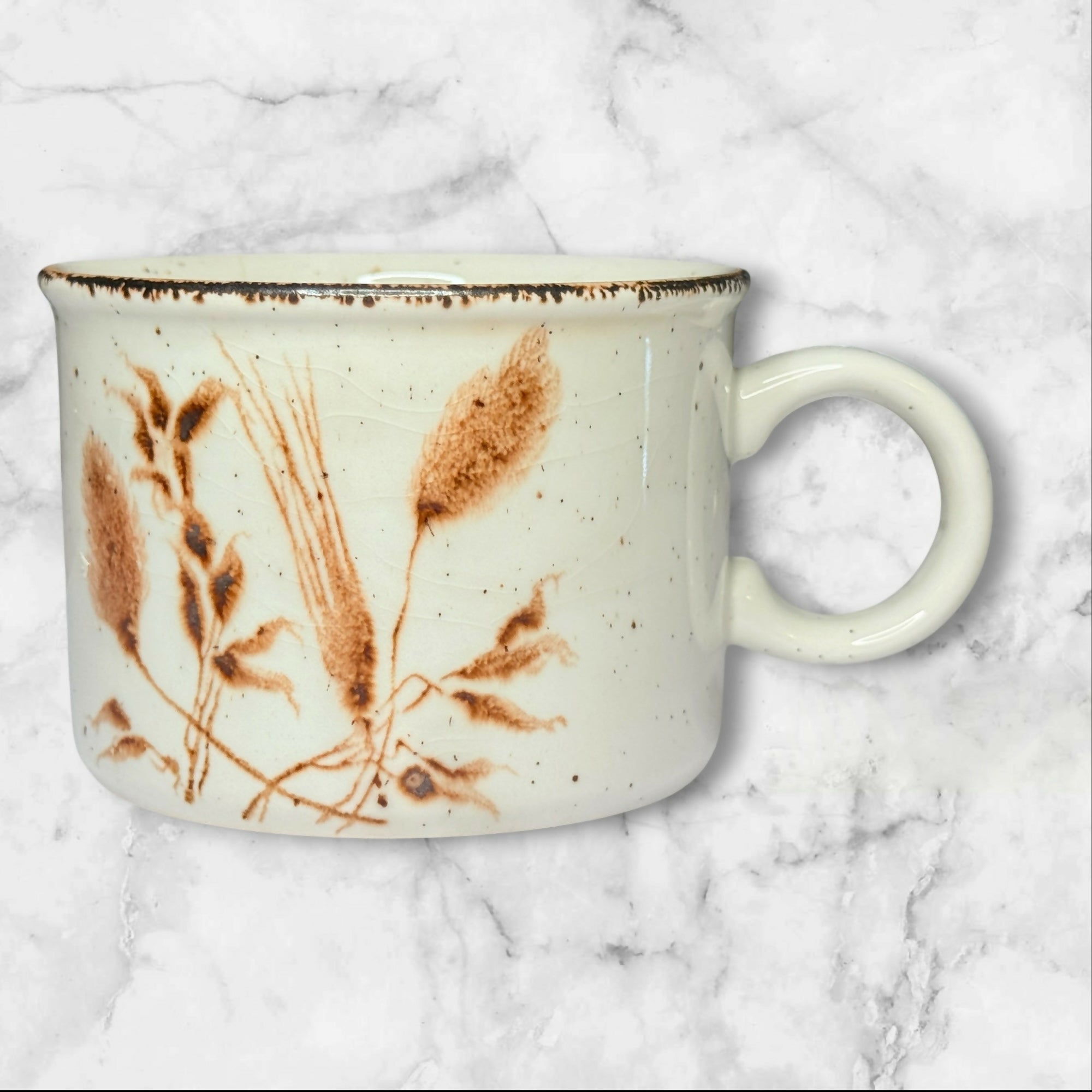 W.R. Midwinter Stonehenge Wild Oats Flat Cups | Set of 2 | Gently Used
