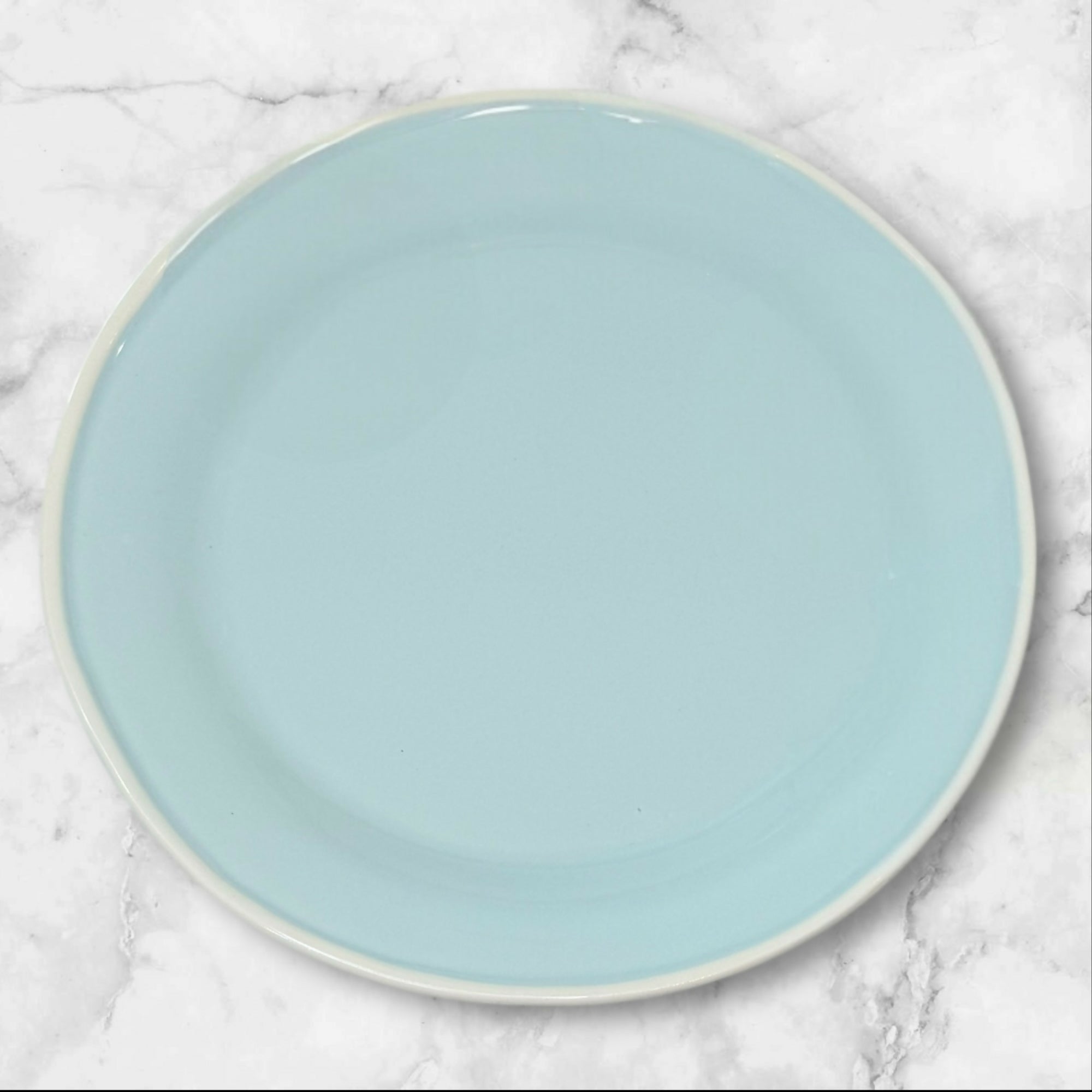 Viva by VIETRI Light Blue Salad Plates Portugal Stoneware | Set of 4 | Good