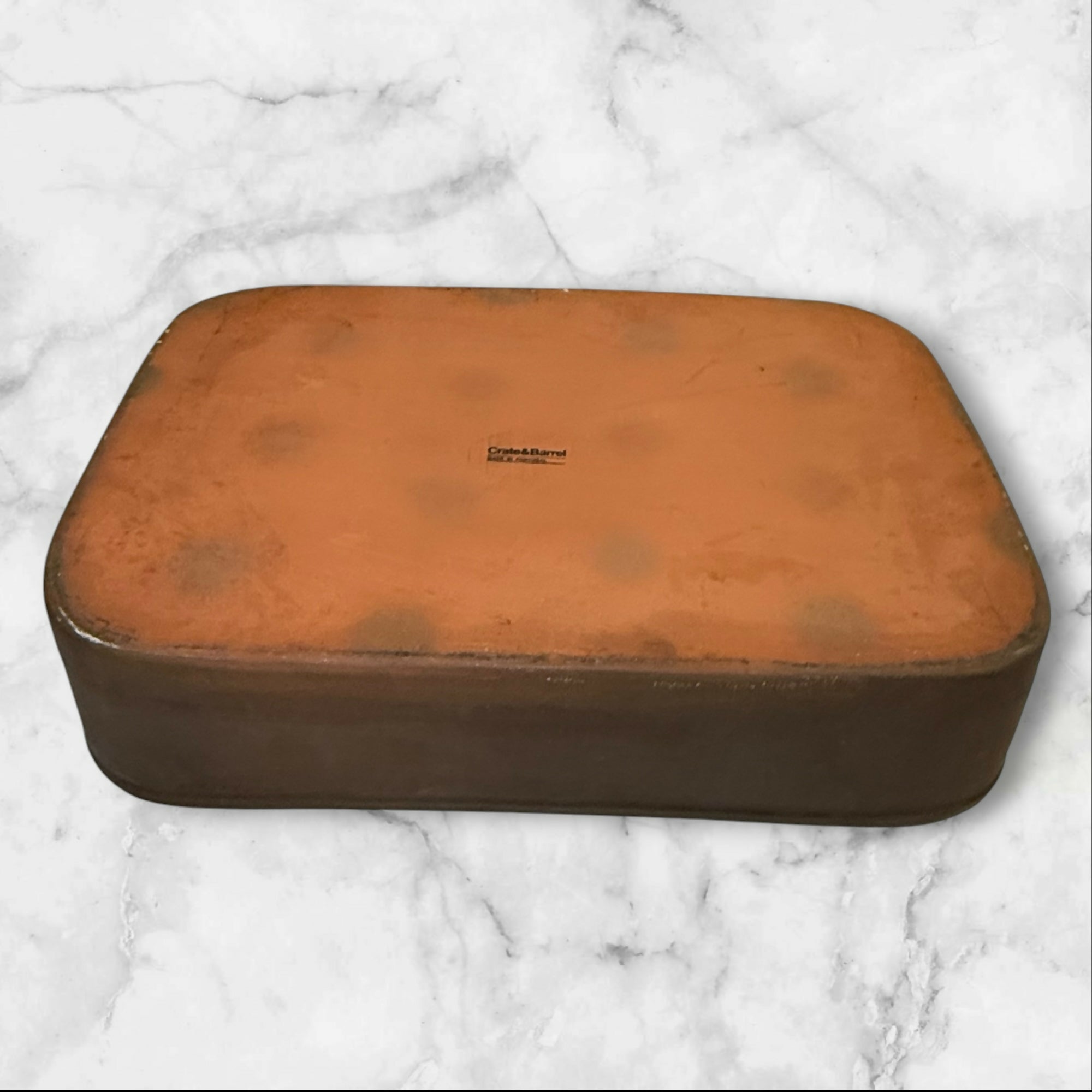 Crate & Barrel Napa Stoneware Baking Dish Gently Used