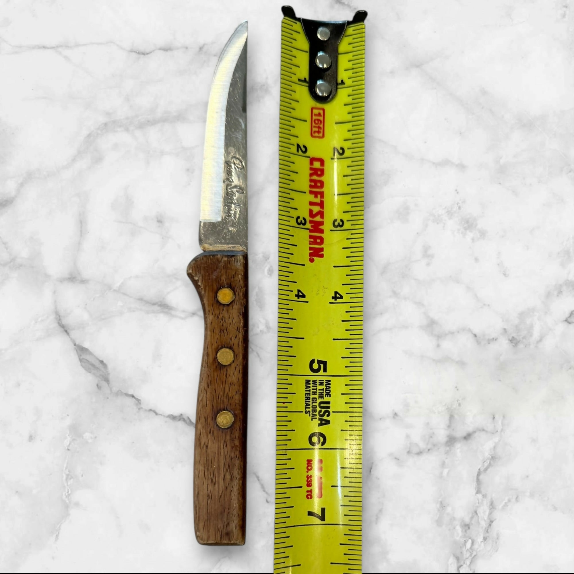 Pierre Santini 5 Pc Knife Set with Wood Handles | Great Condition