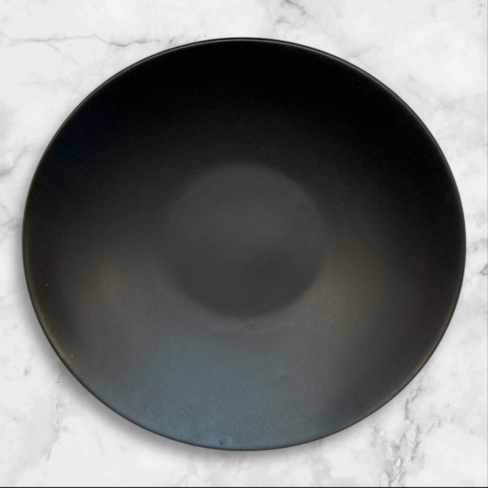 Furio Worldview Onyx Dinner Plates | Set of 4 | Gently Used Matte Black