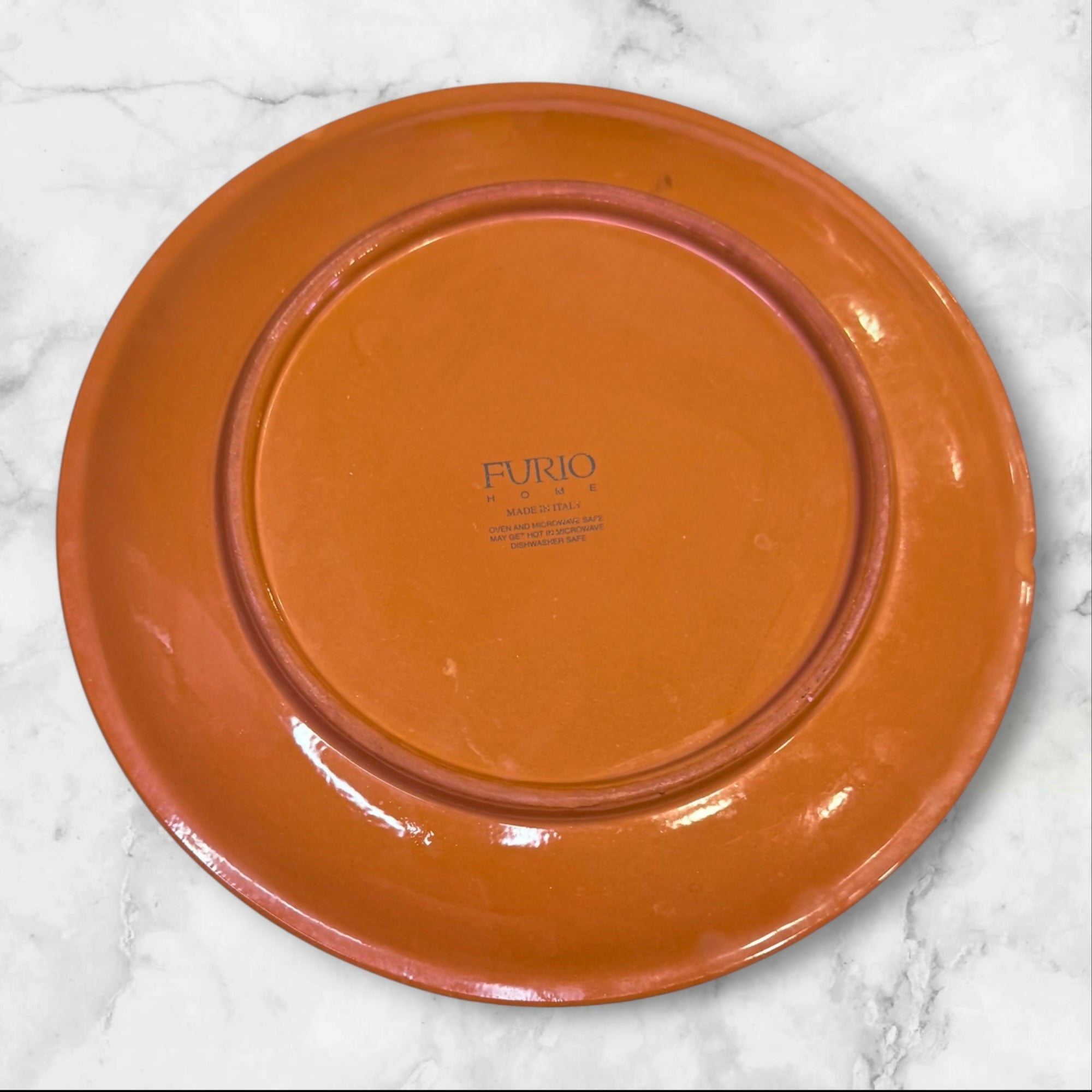 Furio La Spezia Dinner Plates Set of 3 | Blue Italian | Good Condition