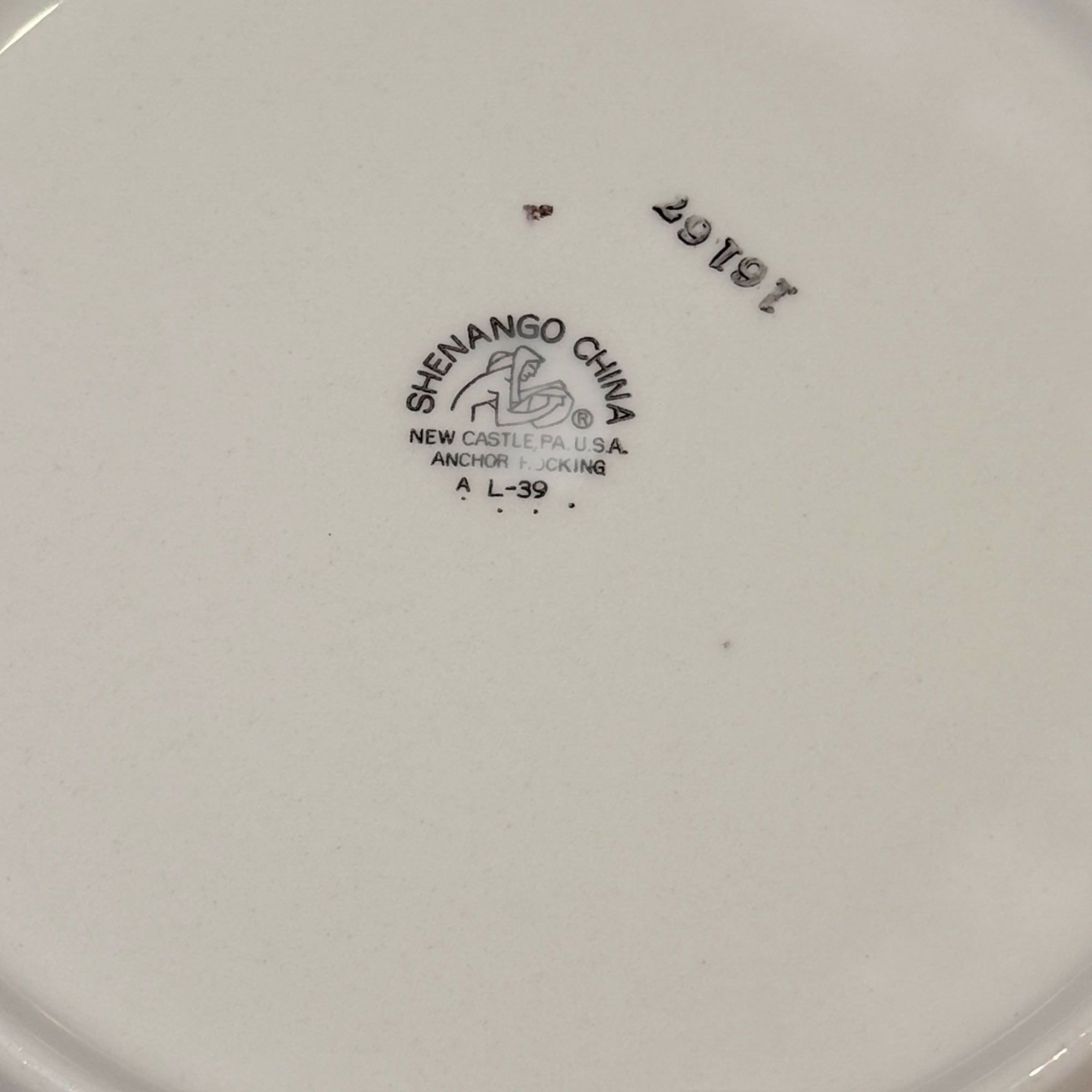 Shenango China US Navy The Admiralty Dinner Plates | Set of 4 | Excellent