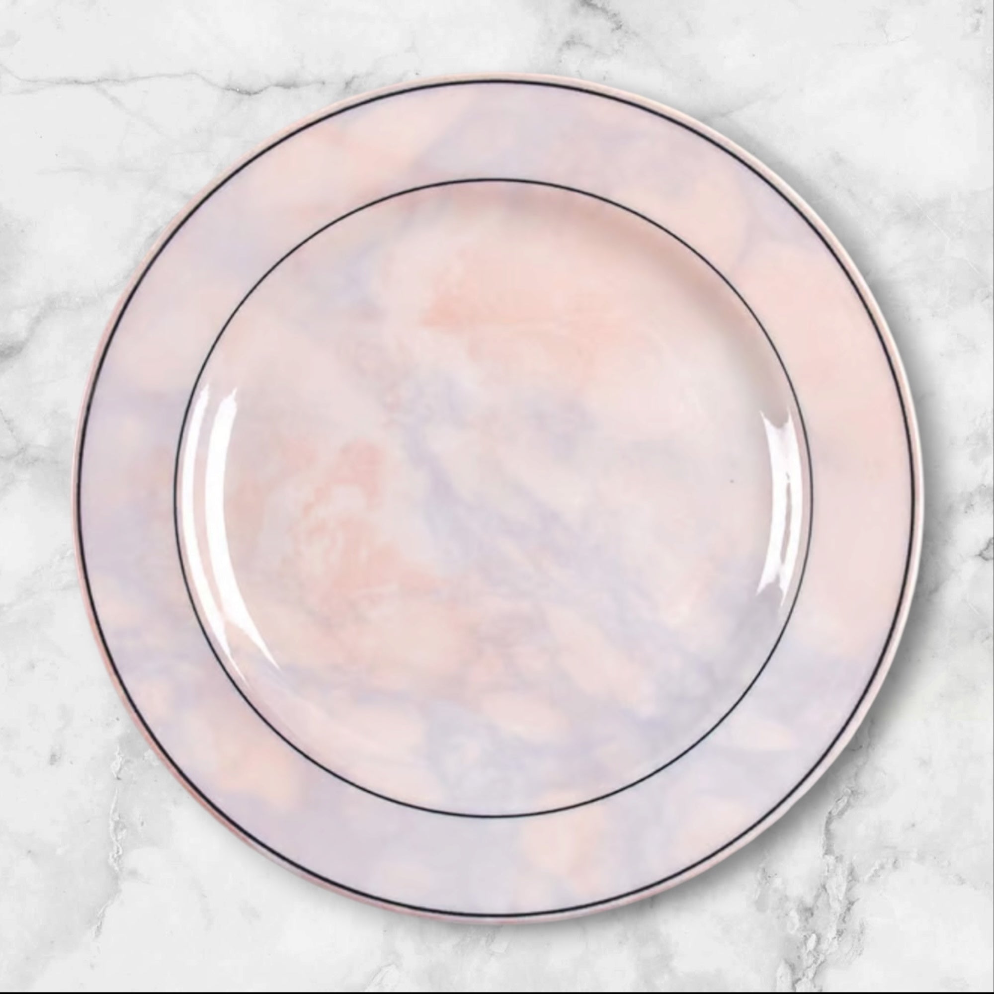 Studio Nova Neopolitan Opal Salad Plates Set of 4 | Excellent Used Condition