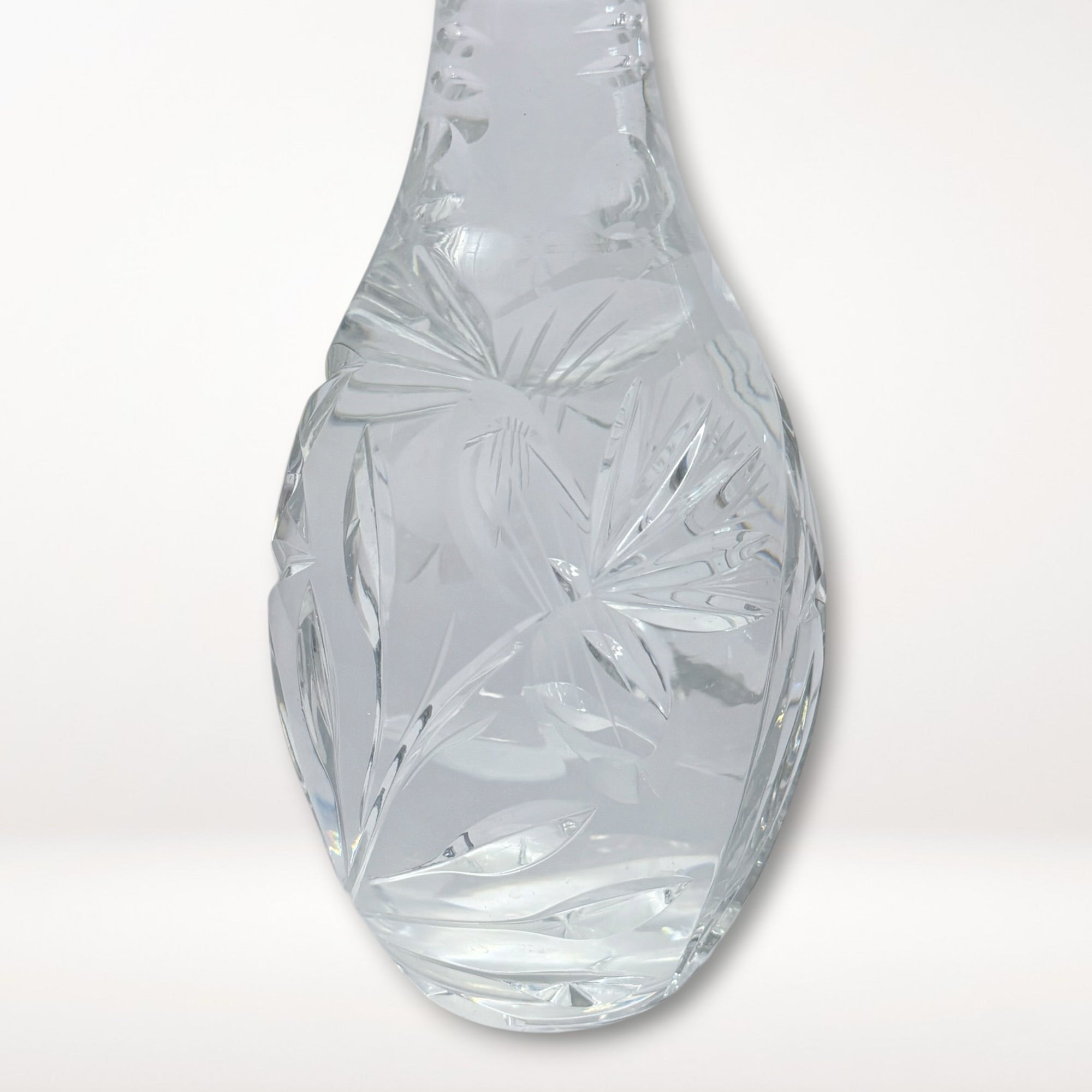 Vintage Cut Crystal Decanter w/ Stopper | Elegant Barware | Great Condition
