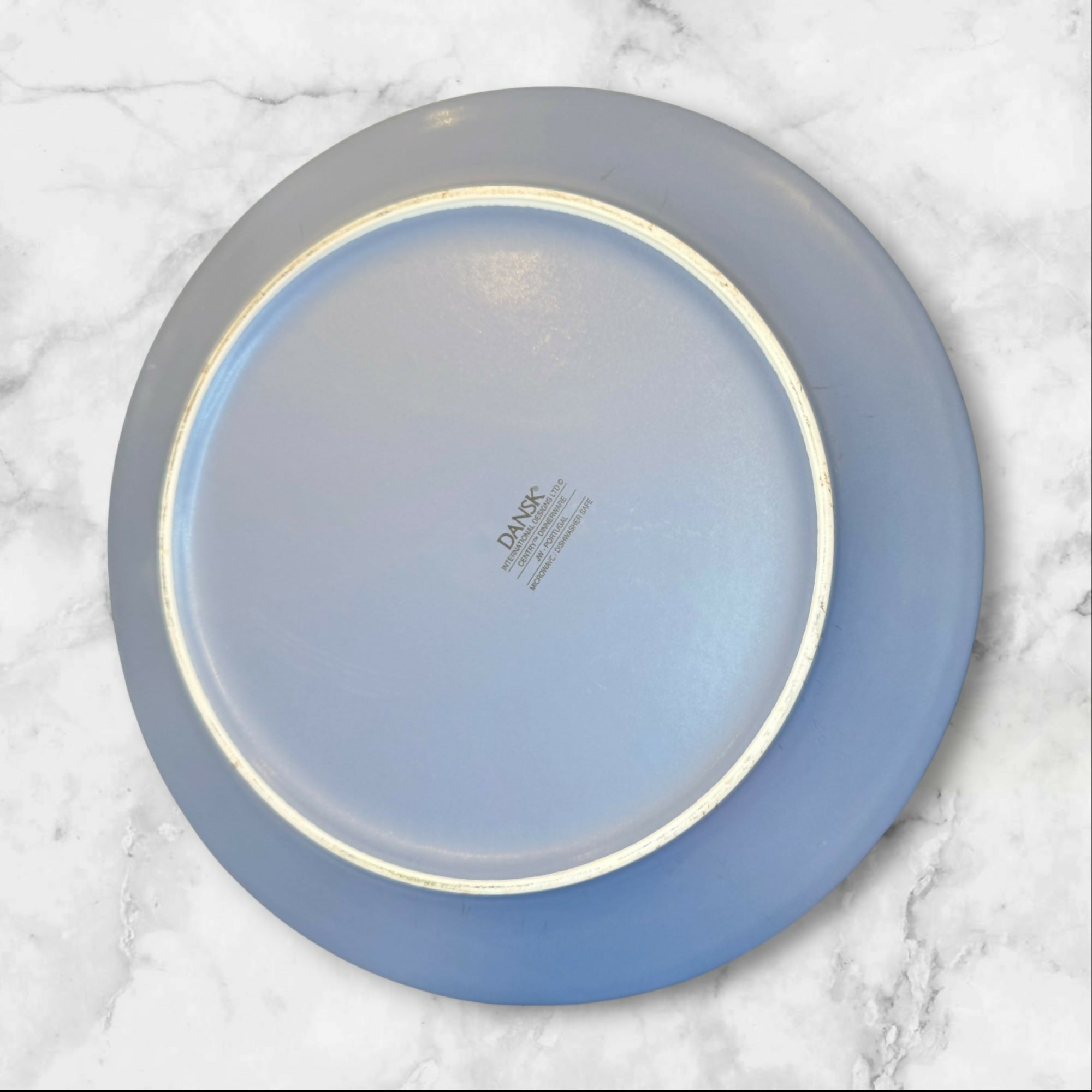 Dansk Centry Portugal Blue Dinner Plates | Set of 3 | Vintage Stoneware
