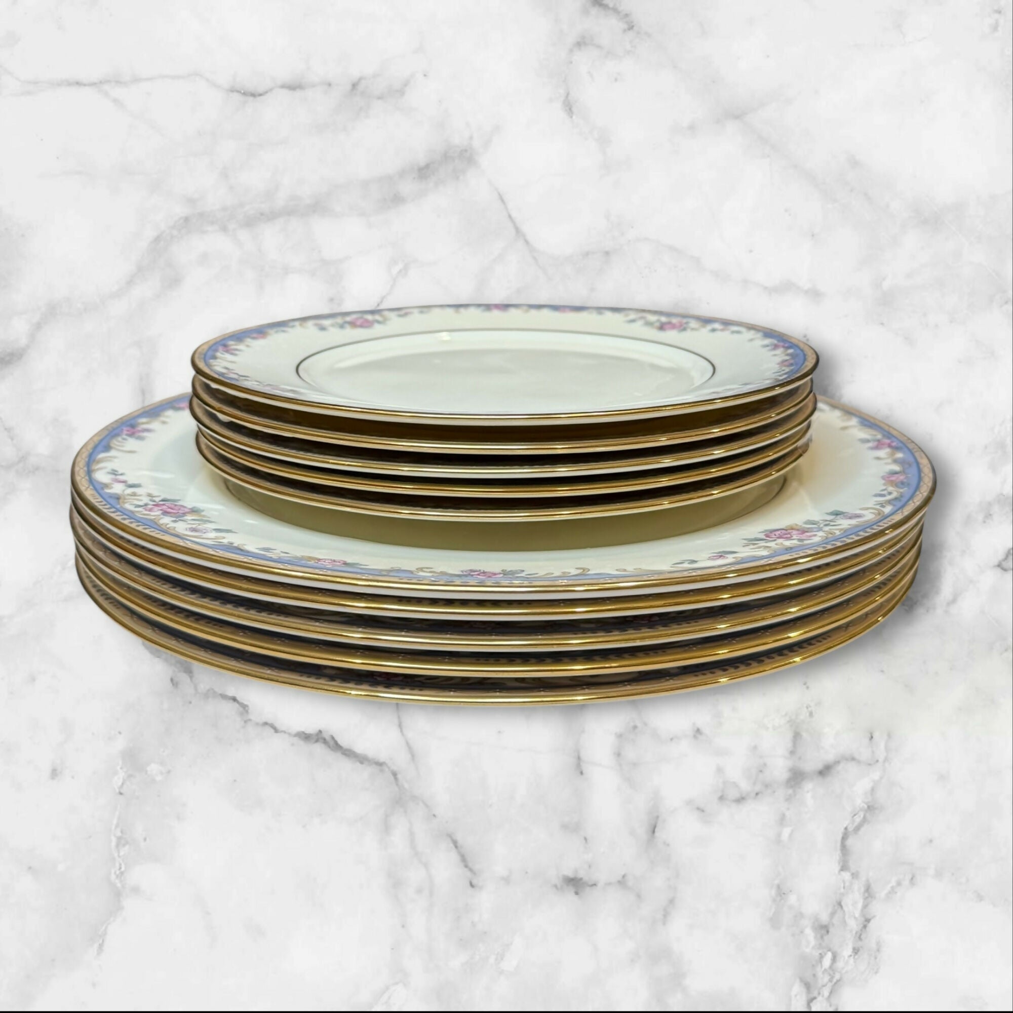 Lenox Southern Vista Dinner & Salad Plates | Set of 10 | Excellent Condition