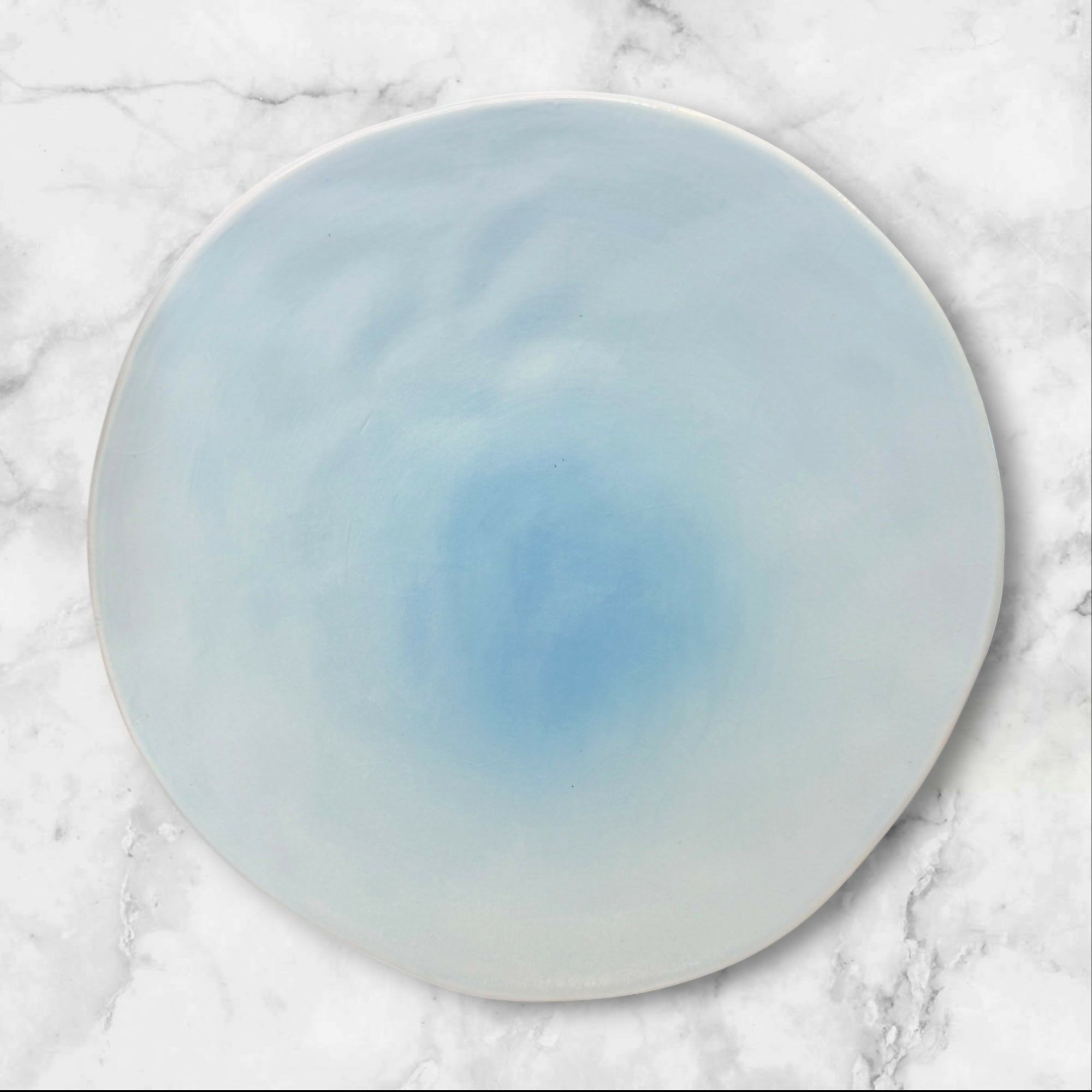 Pier 1 Cerchi Smoke Blue Dinner Plates | Set of 6 | Good Condition