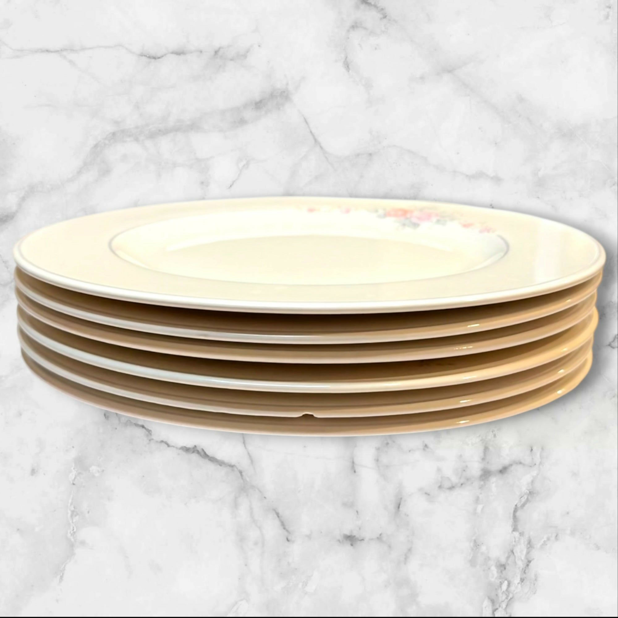 Pfaltzgraff Trousseau Stoneware Dinner Plates Set of 6 | Excellent Condition