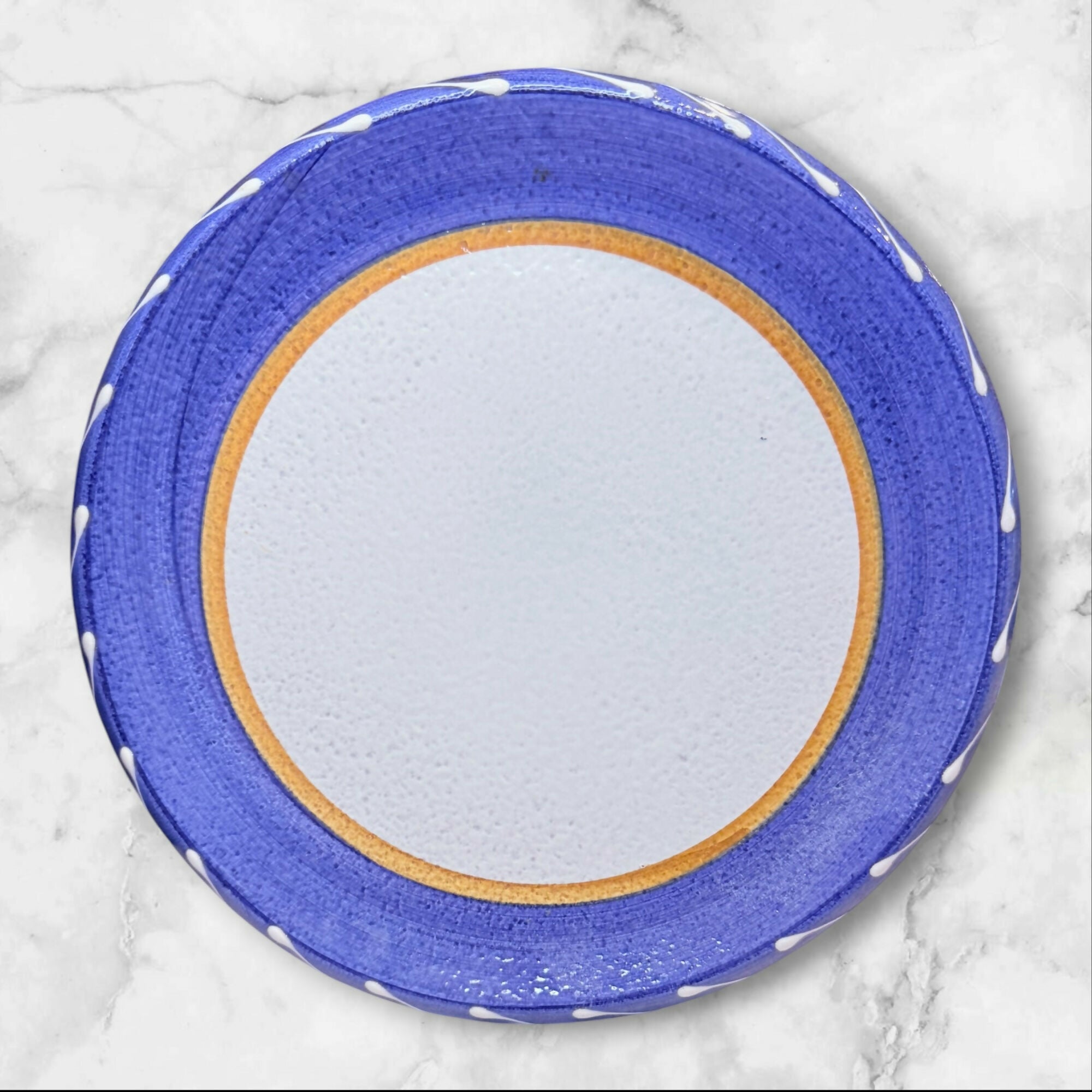 Furio La Spezia Dinner Plates Set of 3 | Blue Italian | Good Condition