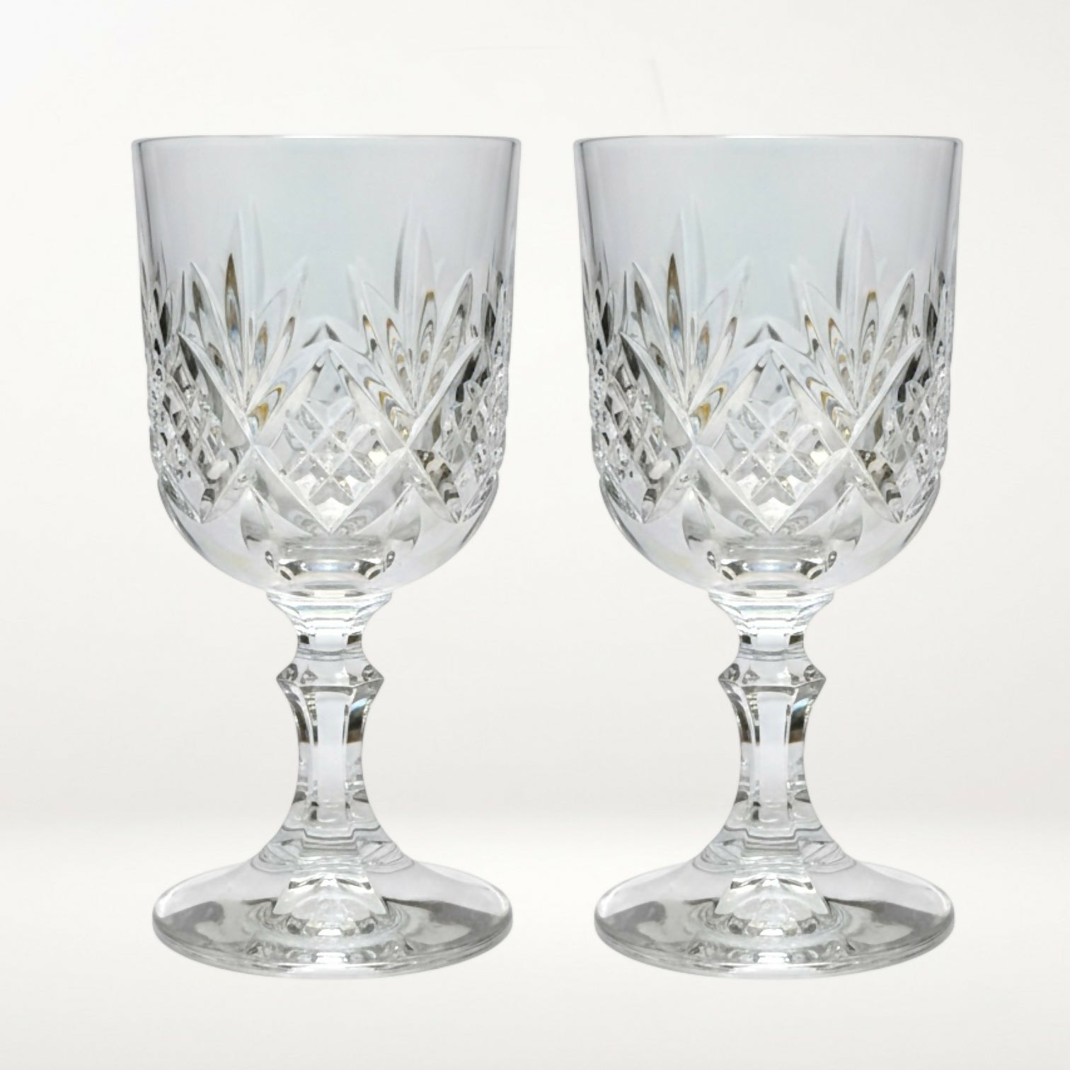 Royal Crystal Rock Gemini Water Goblets | Set of 3 | Great Condition