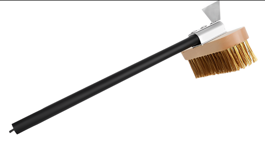 Anygleam Black 41cm Oven Copper Brush with Metal Scraper Tool Cleaning Accessories