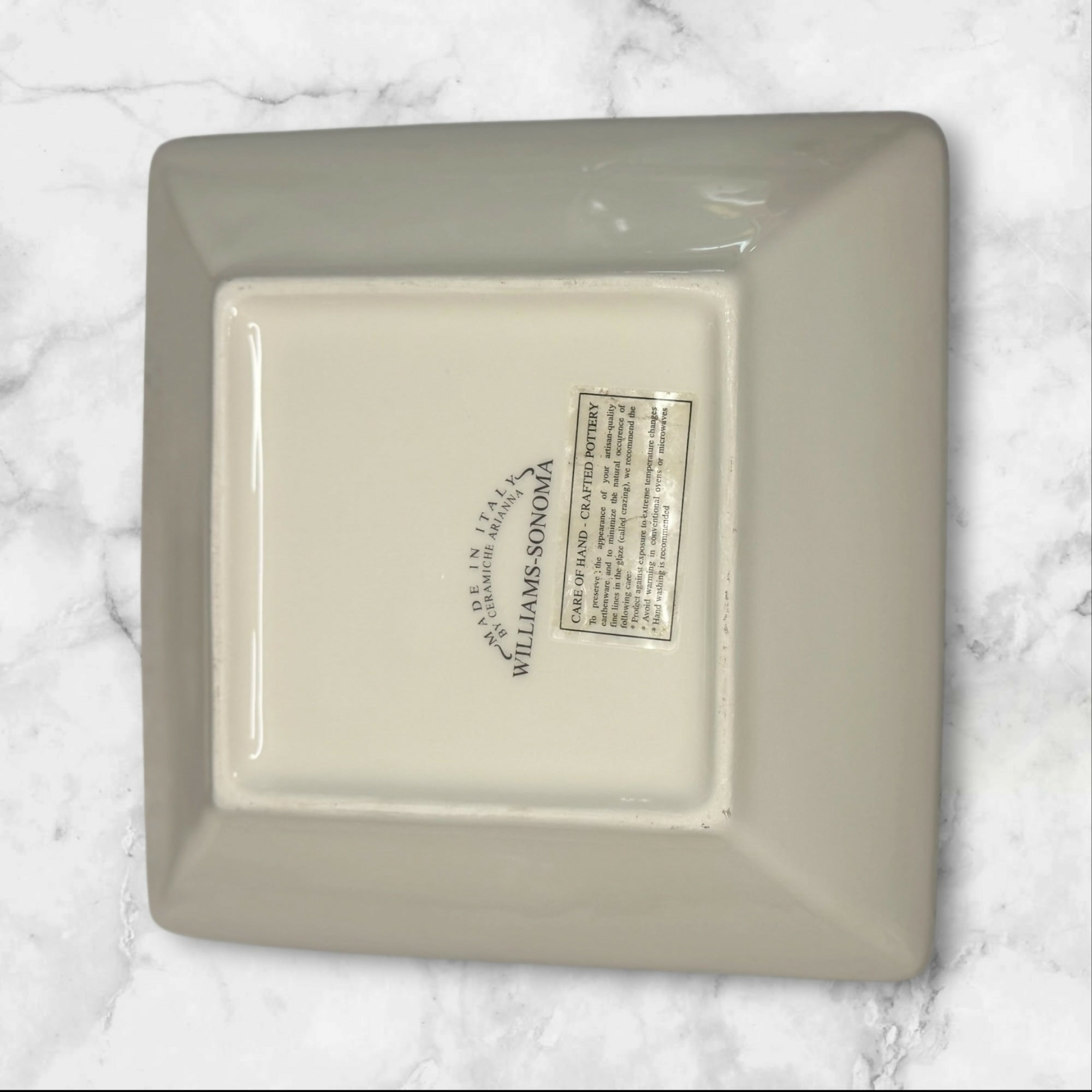 Williams Sonoma Botanical Leaf Square Bowls | Set of 4 | Excellent