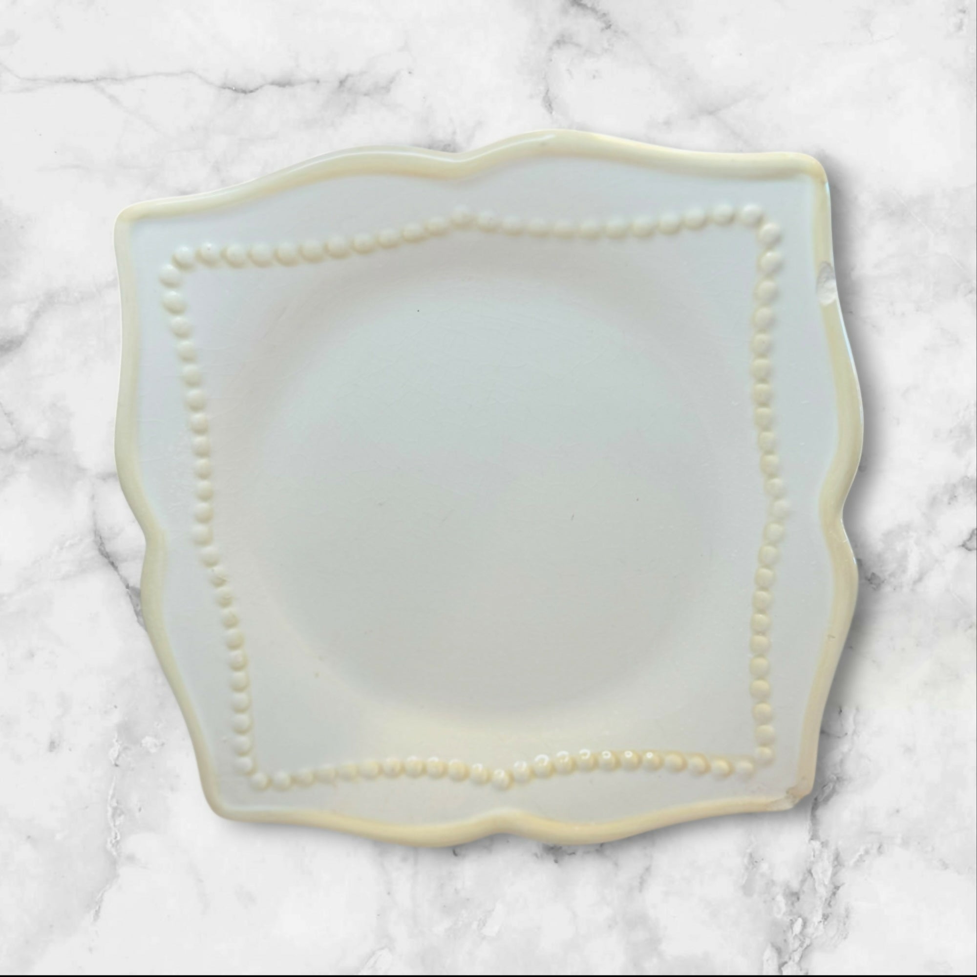 Princess House Pavillion Square Salad/Dessert Plates | Set of 3 | Great