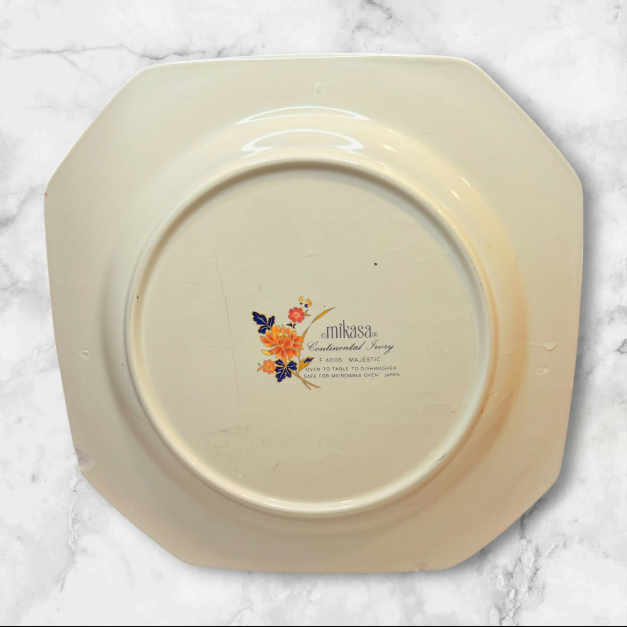 Mikasa Majestic Dinner Plates | Set of 6 | Good Condition