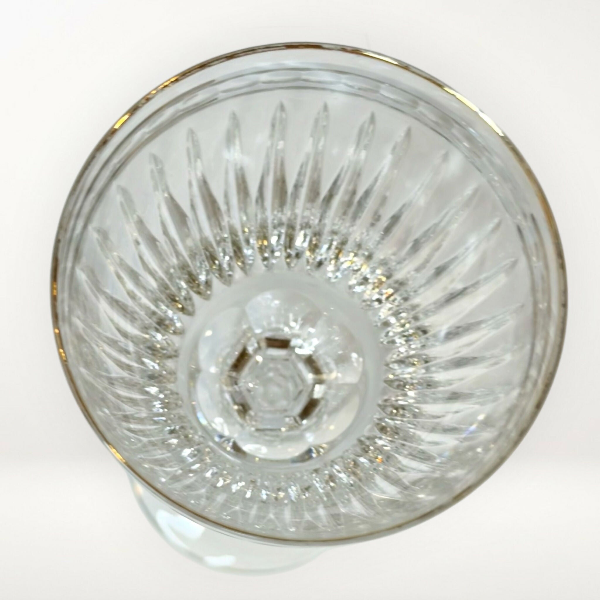 Waterford Crystal Hanover Gold Water Goblet | Vintage | Good Condition