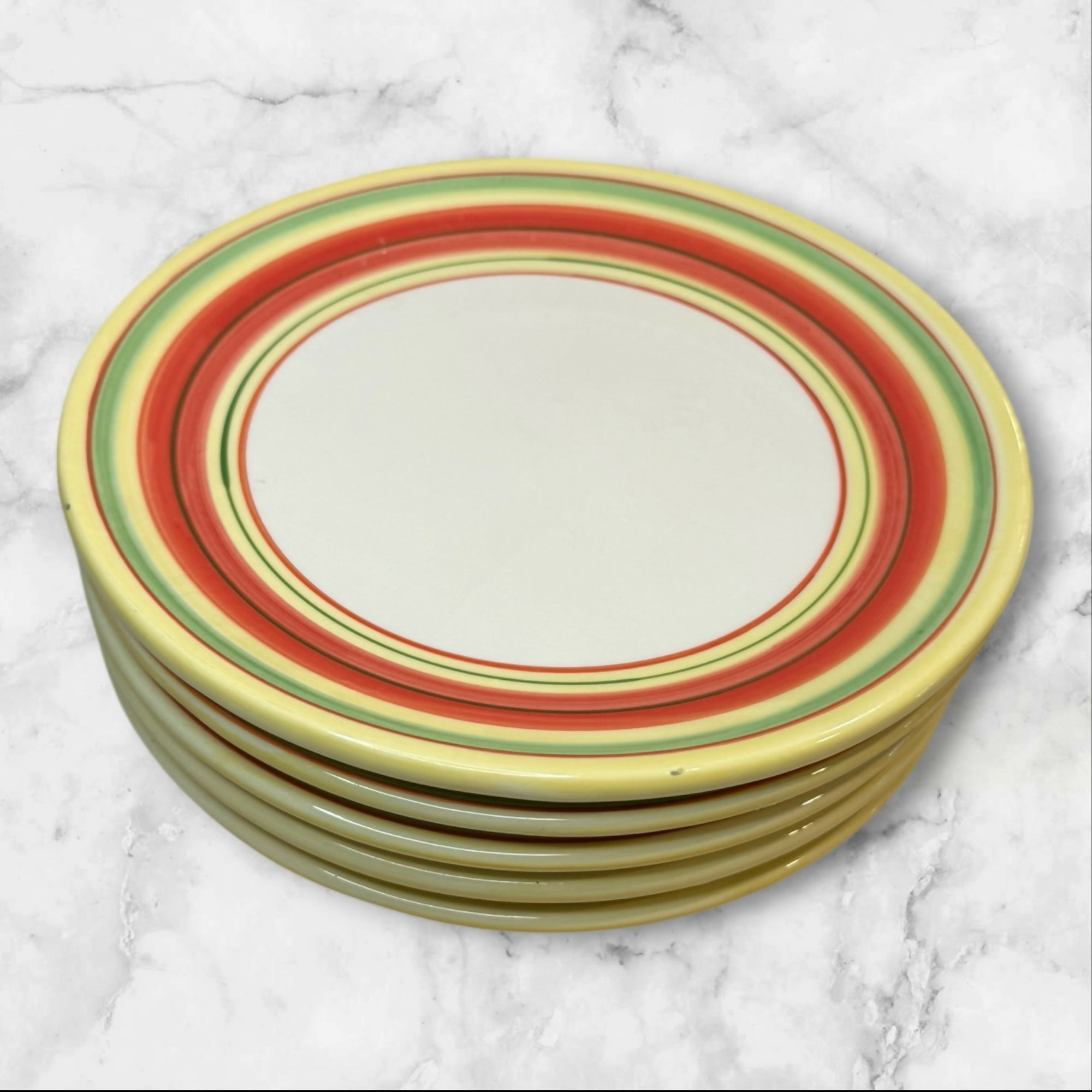 Dansk Dansk Lemon Zest Salad Plates | Set of 5 | Good Used Condition