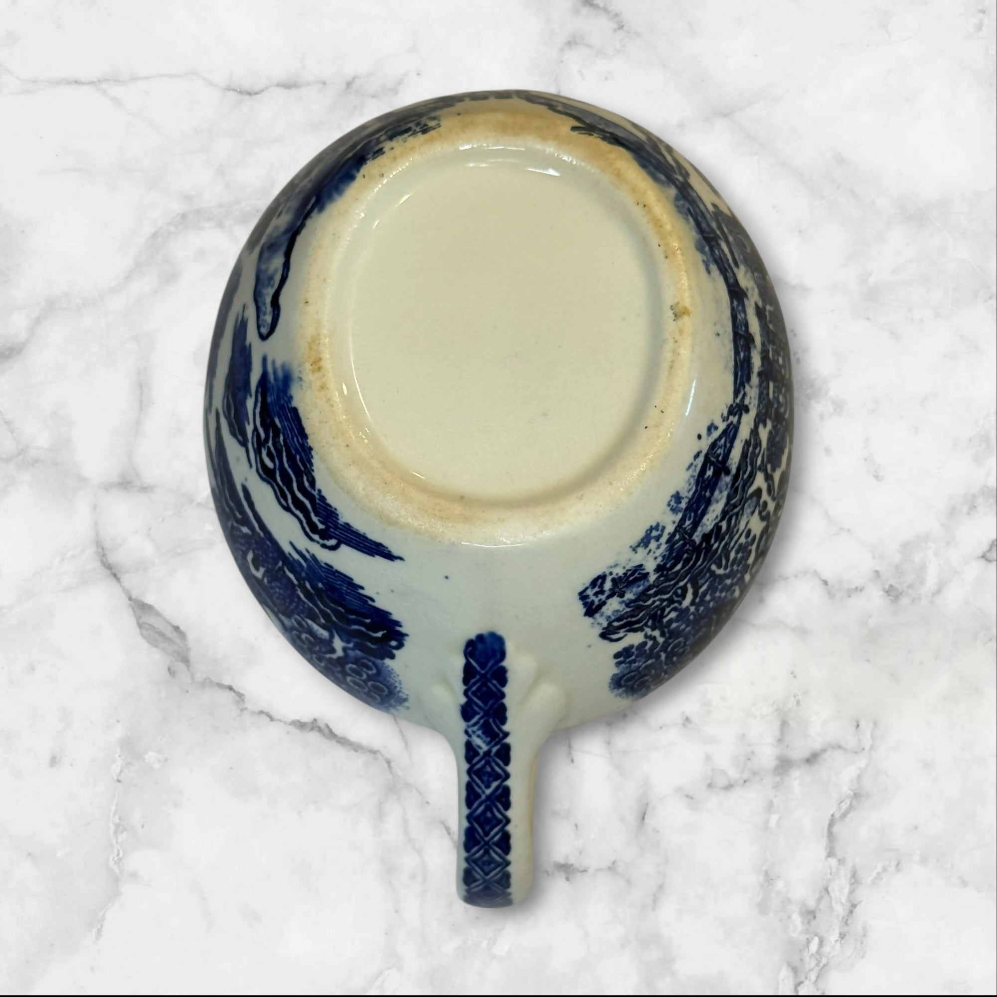 Blue Willow Porcelain Gravy Boat Sauce Server | Single | Gently Used