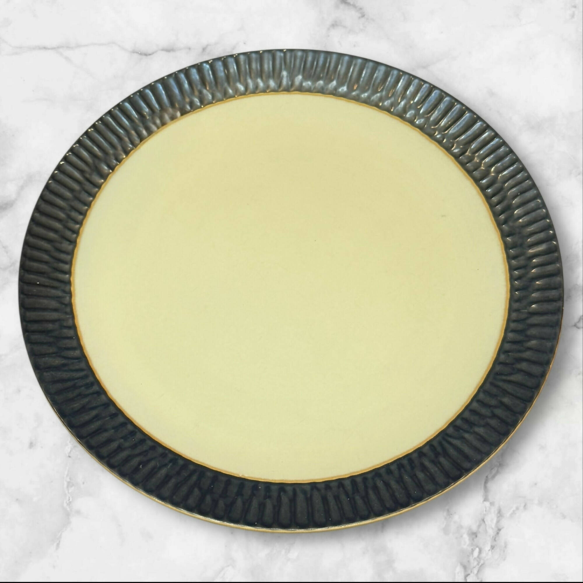 Crate & Barrel Scavo Dinner Plates | Set of 5 | Great Condition | Pre-Owned