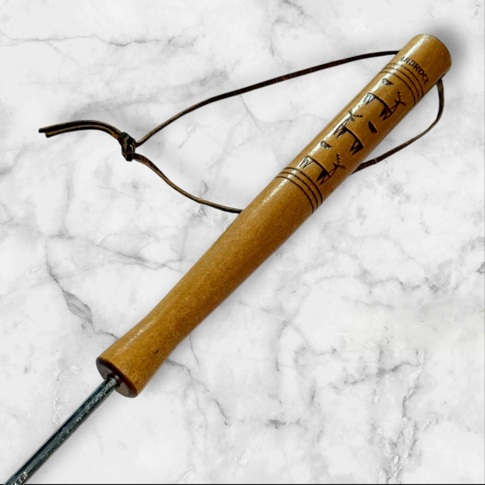 Androck Vintage BBQ Spatula Turner Wood Handle | Great Condition