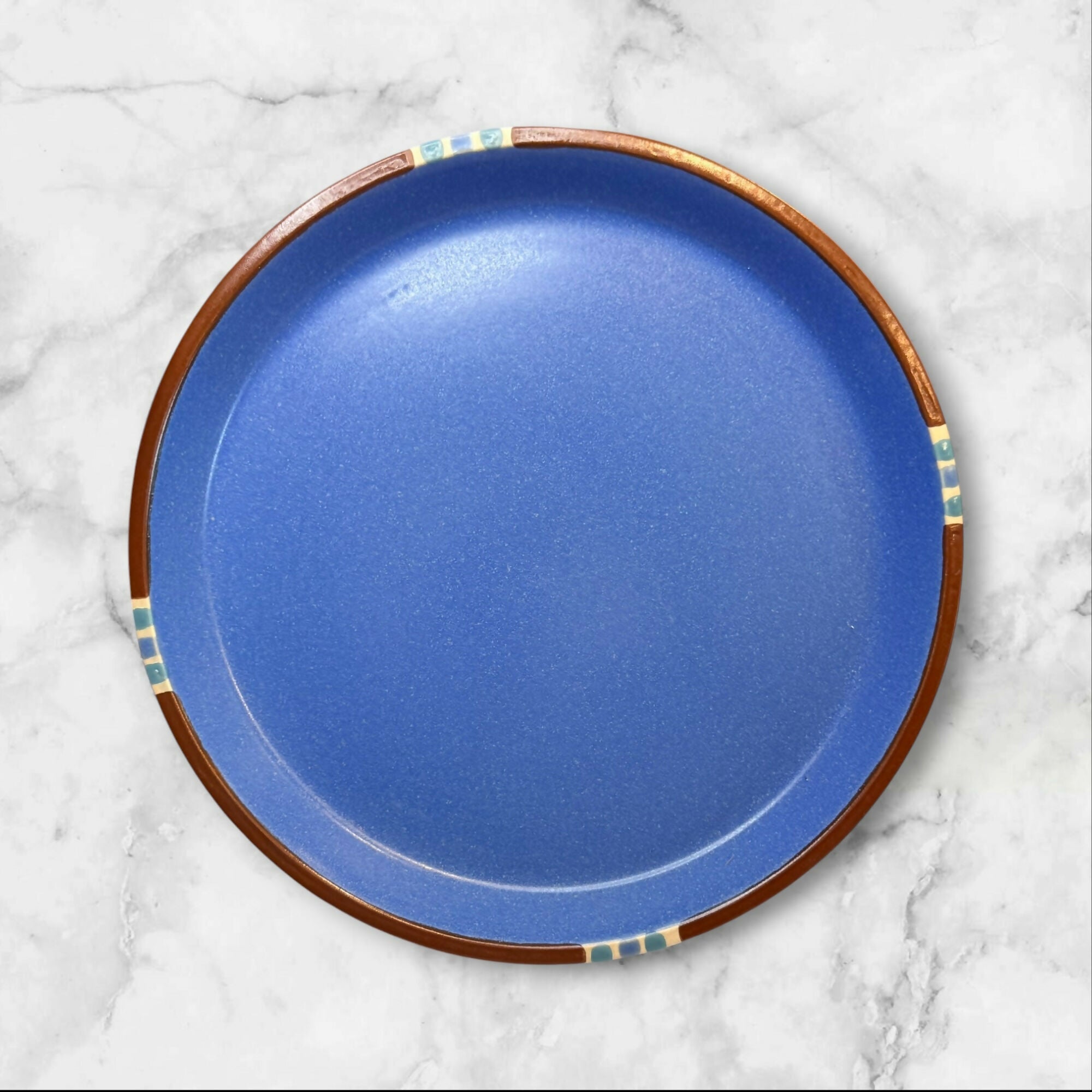Dansk Mesa Sky Blue Dinner Plates & Coupe Soup Bowls | Set of 8 | Excellent Condition