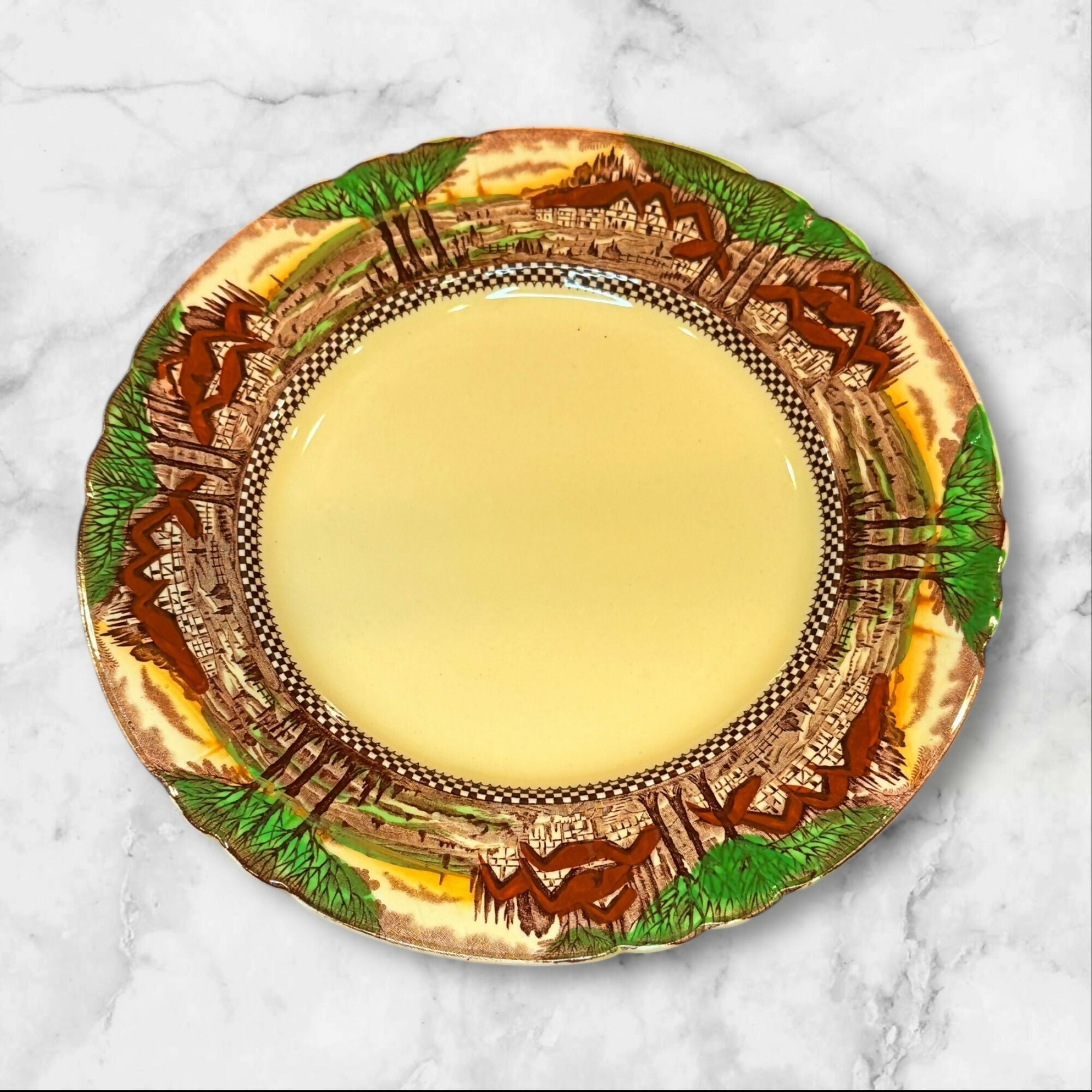 Myott England’s Countryside Dinner Plates | Set of 6 | Made in England