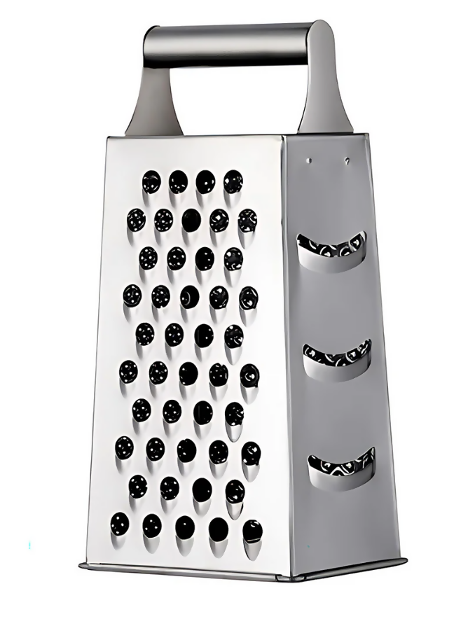 Anygleam Silver Stainless Steel Food Slicer – Multi-Function Kitchen Tool for Fruits, Vegetables & More