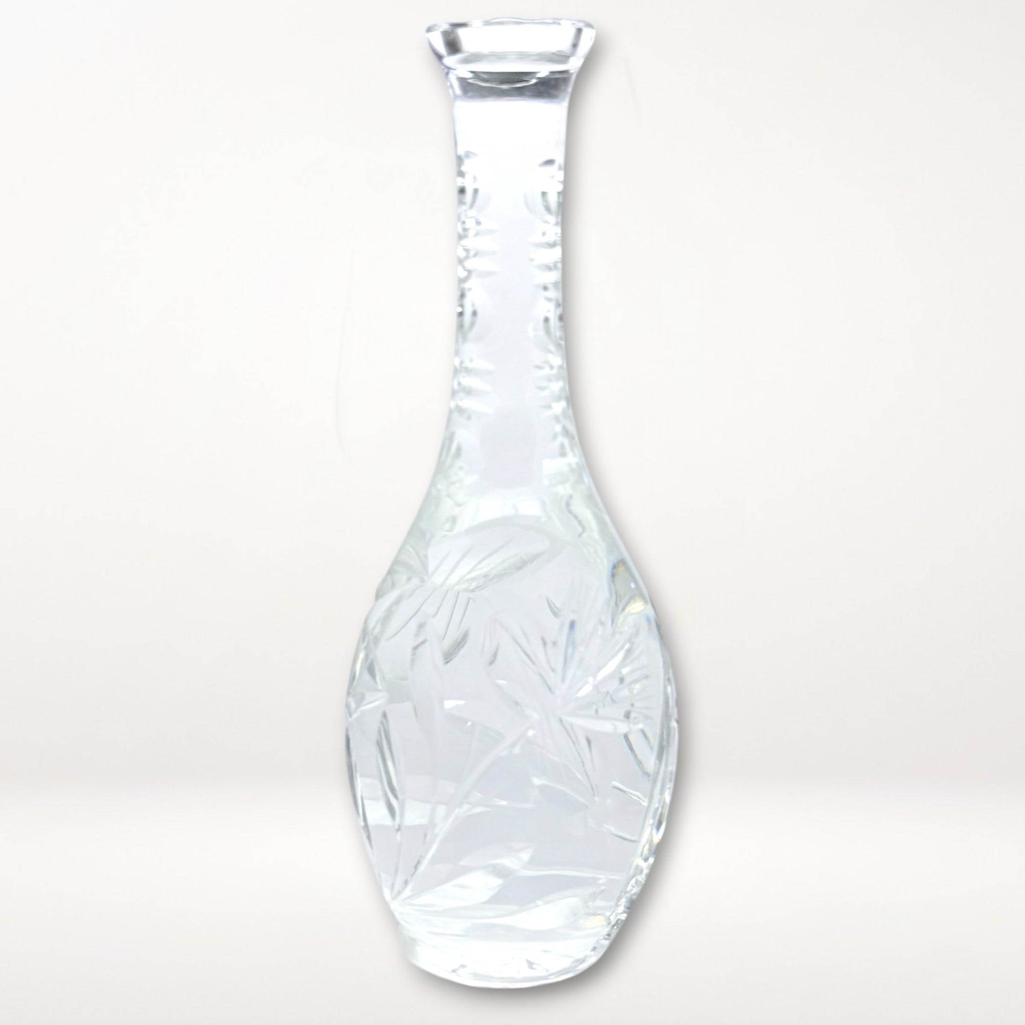 Vintage Cut Crystal Decanter w/ Stopper | Elegant Barware | Great Condition