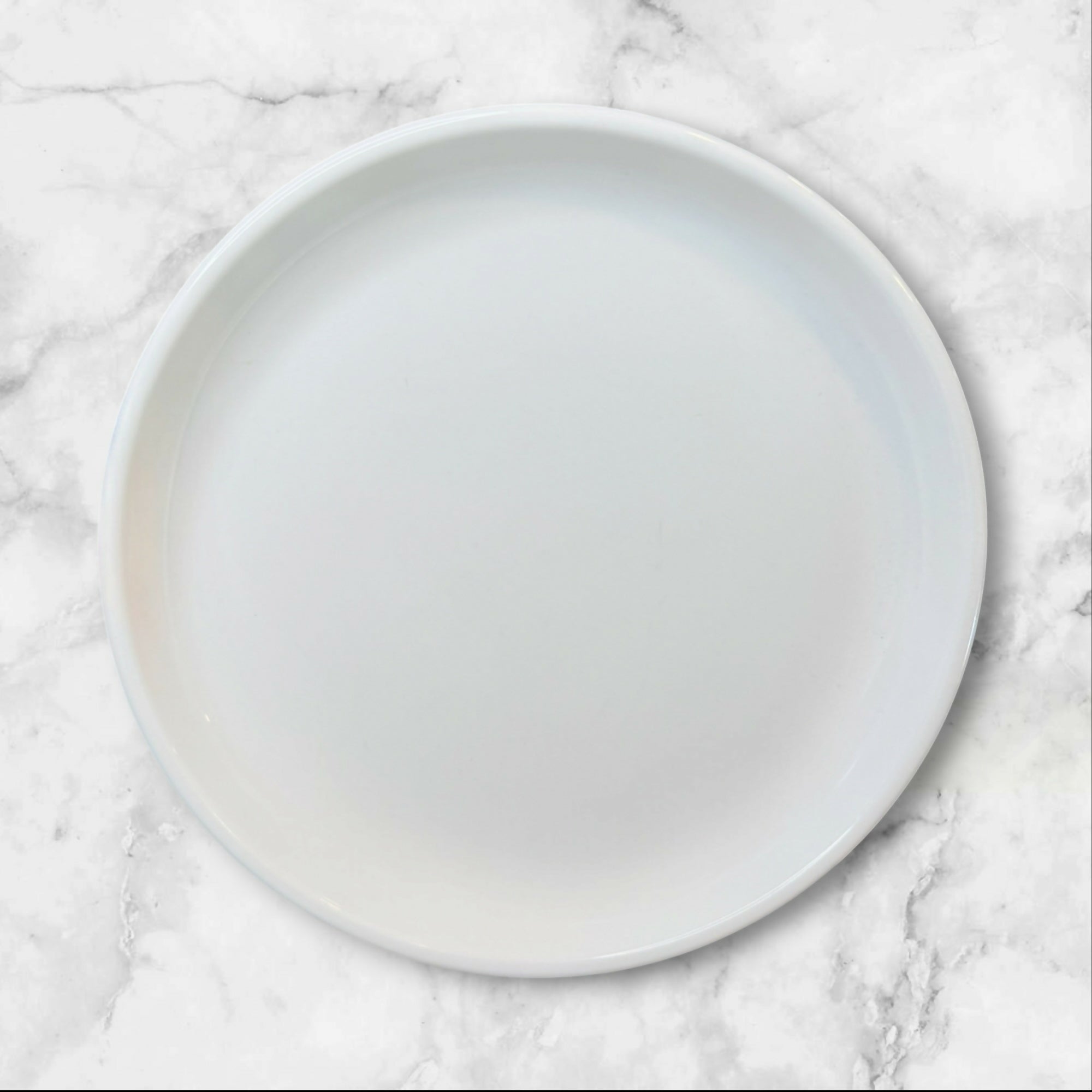 Crate & Barrel Porcelain Salad Plates White | Set of 3 | Excellent Condition