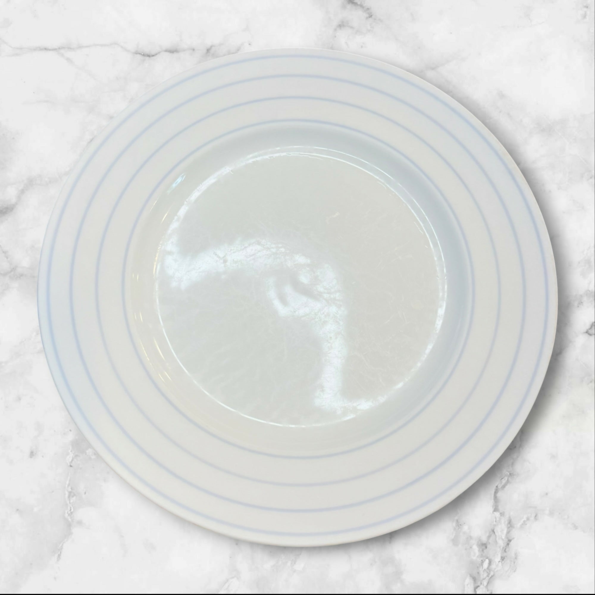 Crate & Barrel Jace Porcelain Dinner Plates | Set of 6 | Gently Used