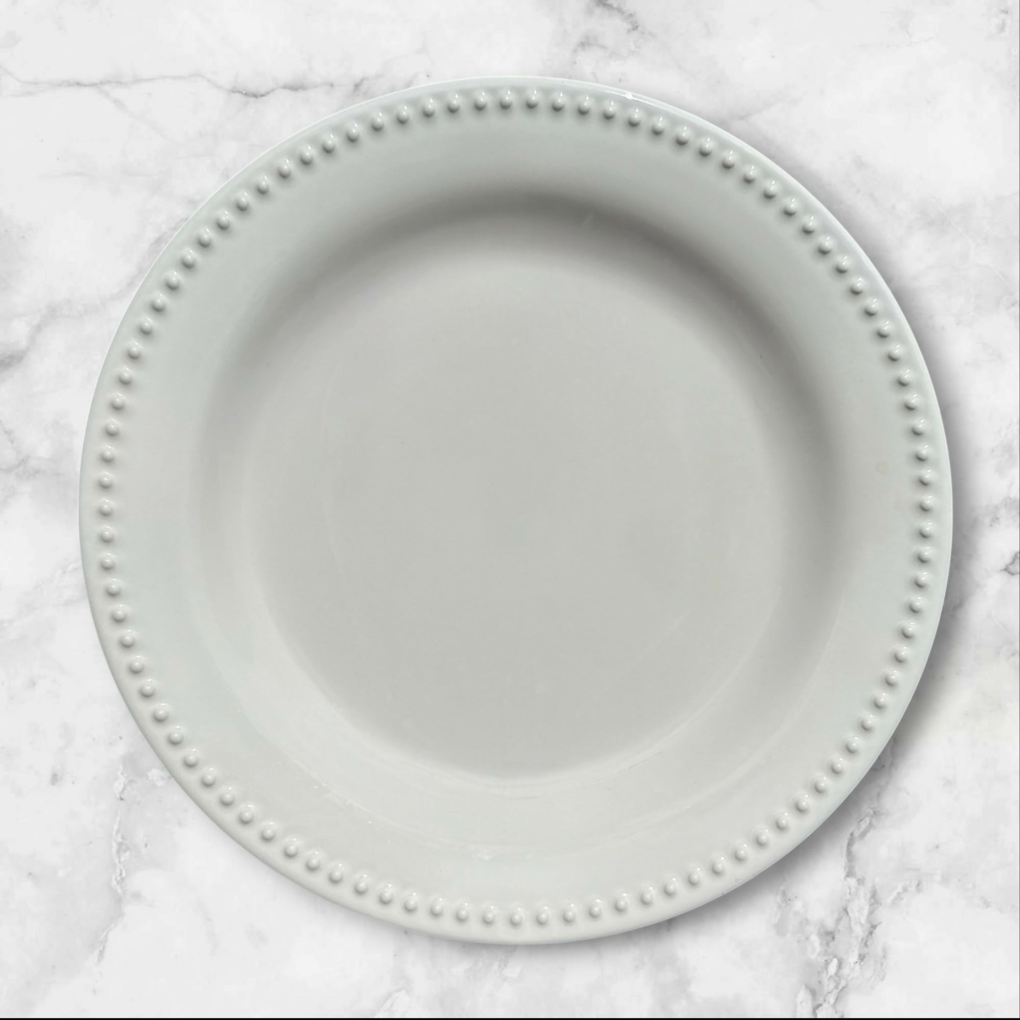 Pottery Barn Emma Taupe Stoneware Dinner Plates | Set of 4 | Gently Used