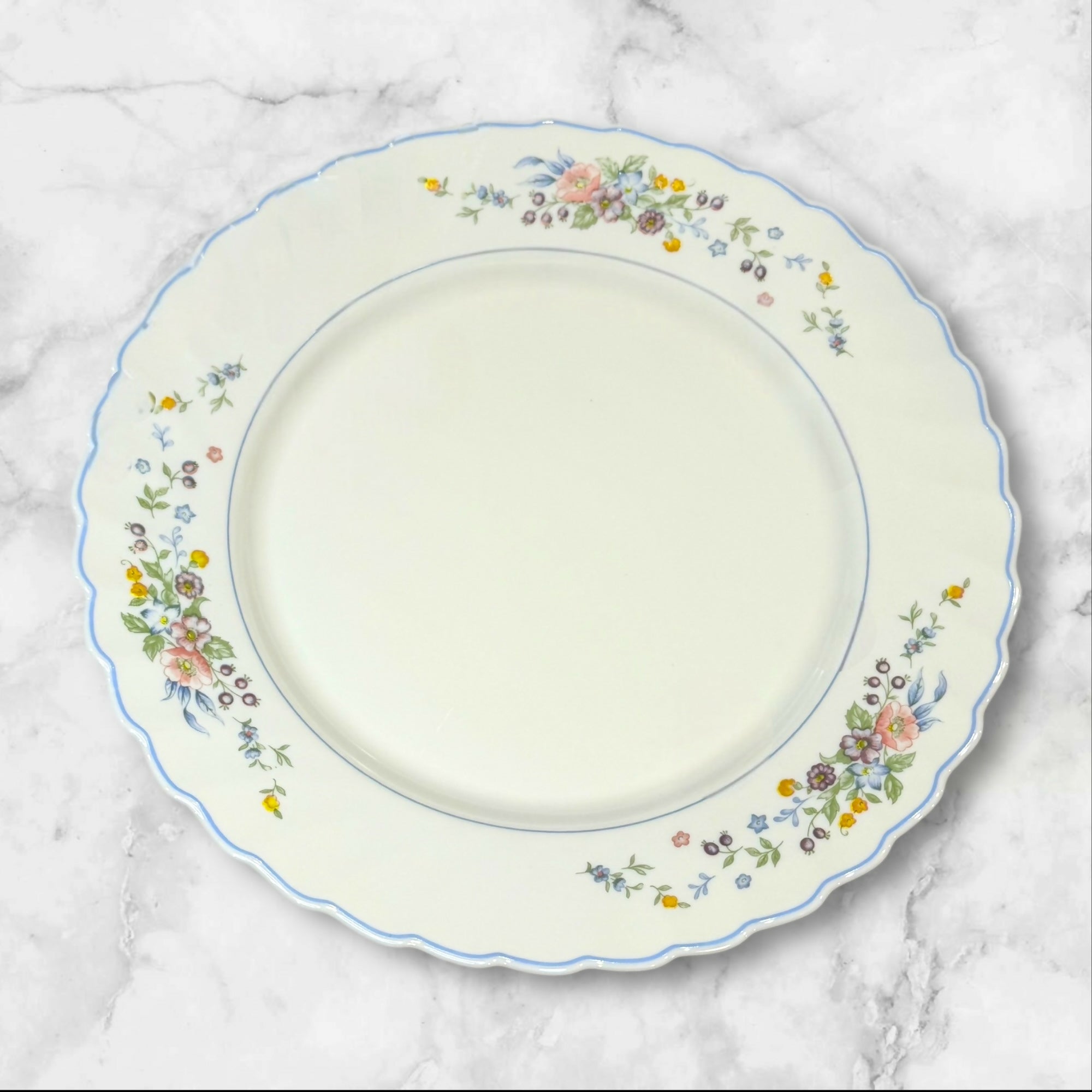 Arcopal Victoria Floral Dinner Plates | Set of 5 | Excellent