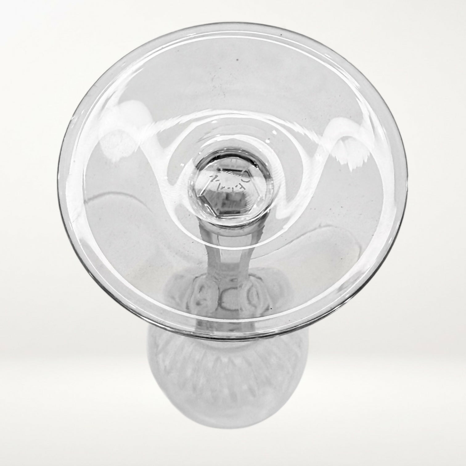 Hadeland Crystal Wine Glass | Cut Stemware | Excellent Condition