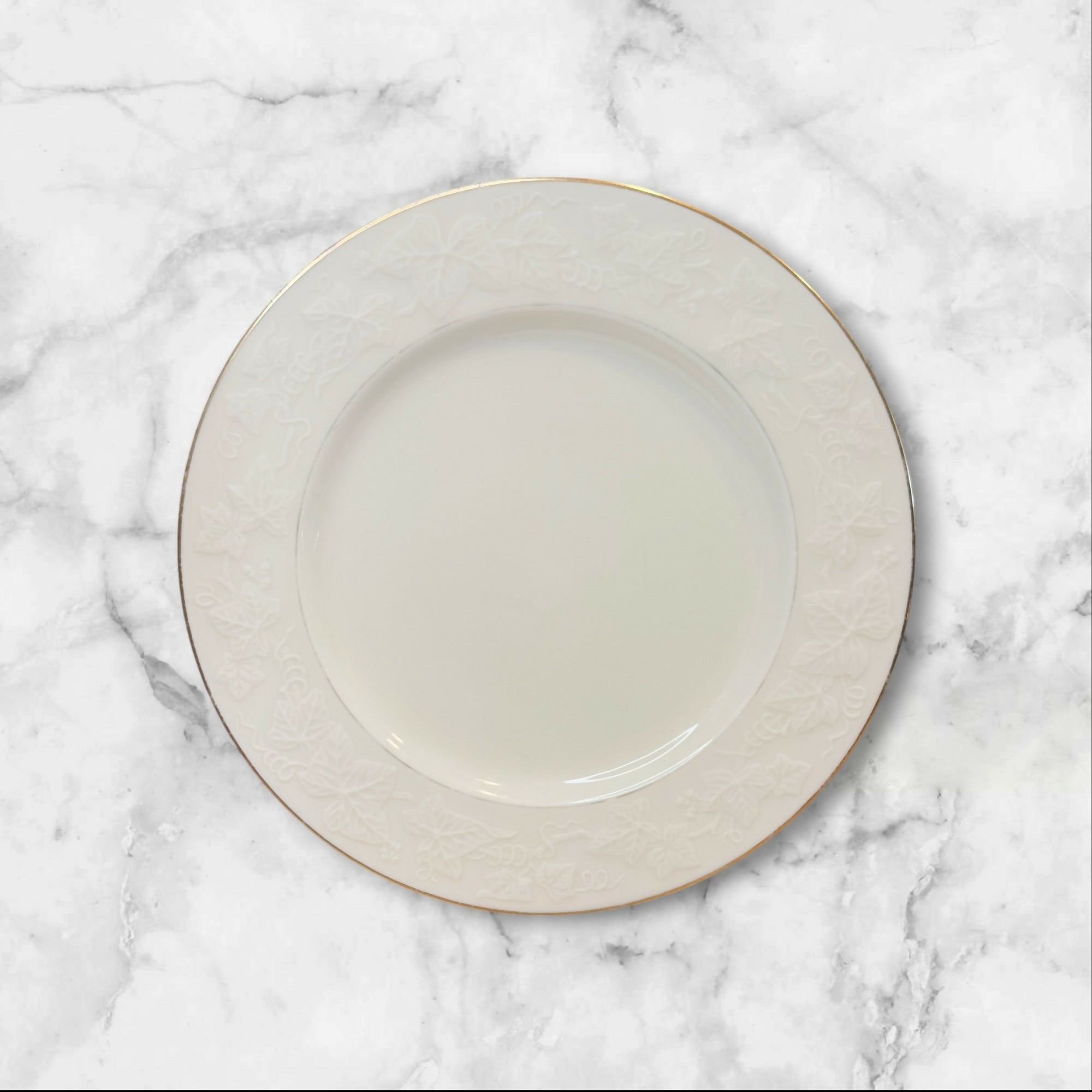 Noritake Halls of Ivy Gold Trim Salad Plates | Set of 4 | Good Condition