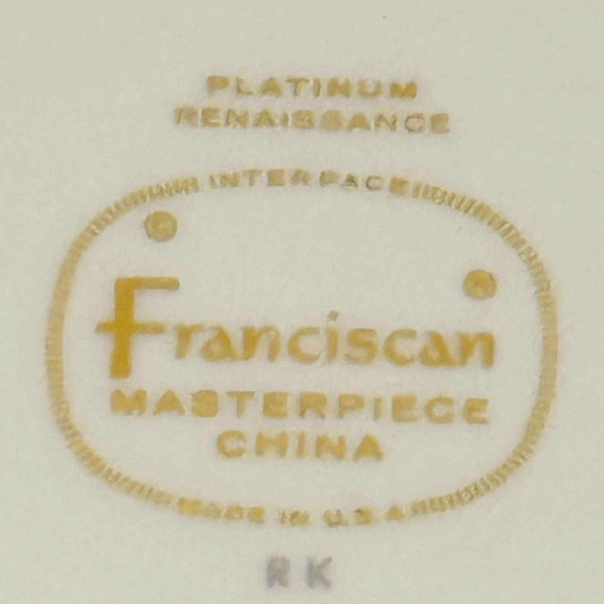 Franciscan Renaissance Platinum Salad Plates Set of 5 | Excellent