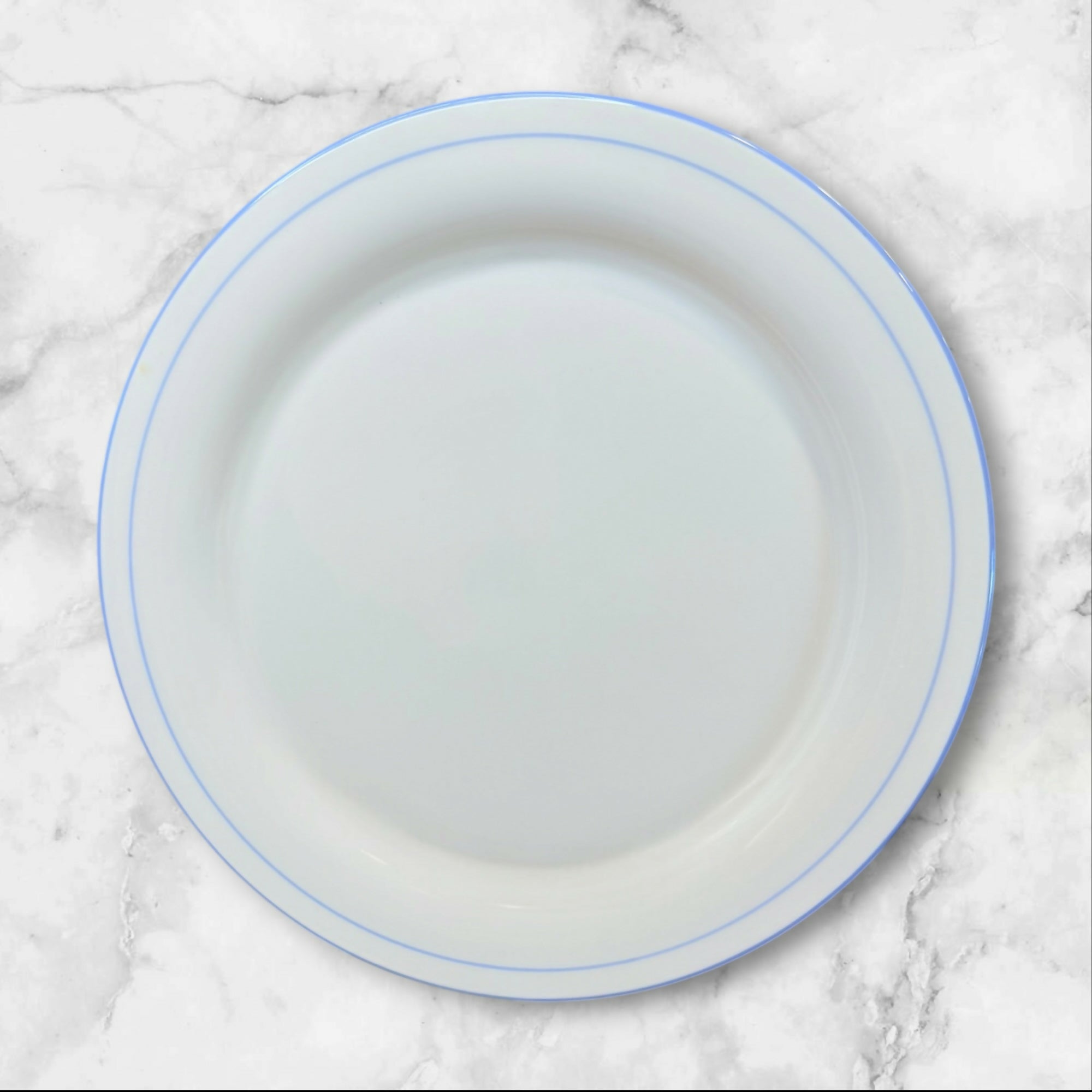 Lenox Sky Blue Pinstripes Salad Plates Set of 4 | Excellent Condition