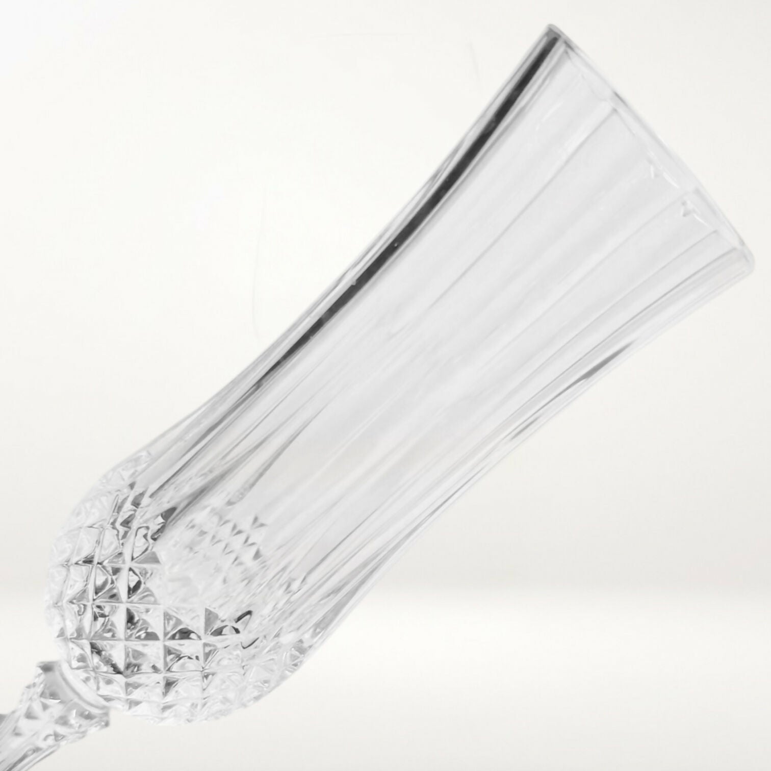 Cristal D’Arques Longchamp Clear Crystal Champagne Flutes | Set of 4 | Excellent Condition