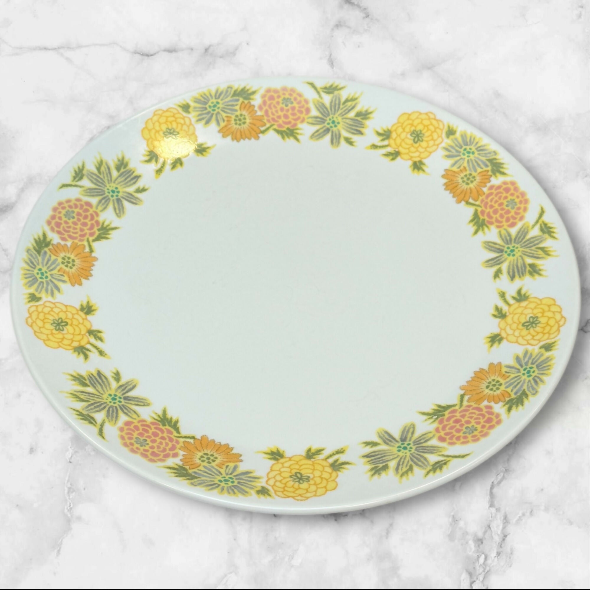 Noritake Sunny Side Floral Dinner & Salad Plates | Set of 8 | Excellent Condition
