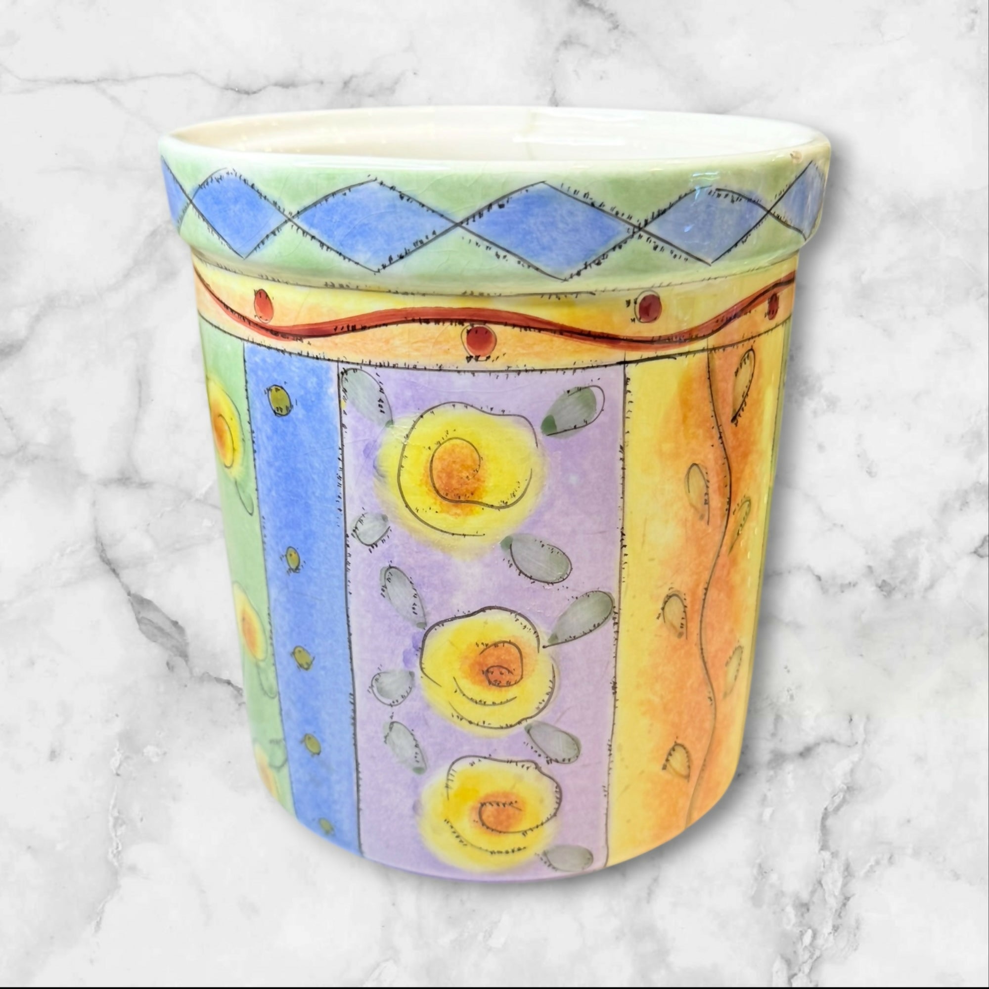 Sango Sweet Shoppe Canister w Lid | Hand Painted | Good Condition