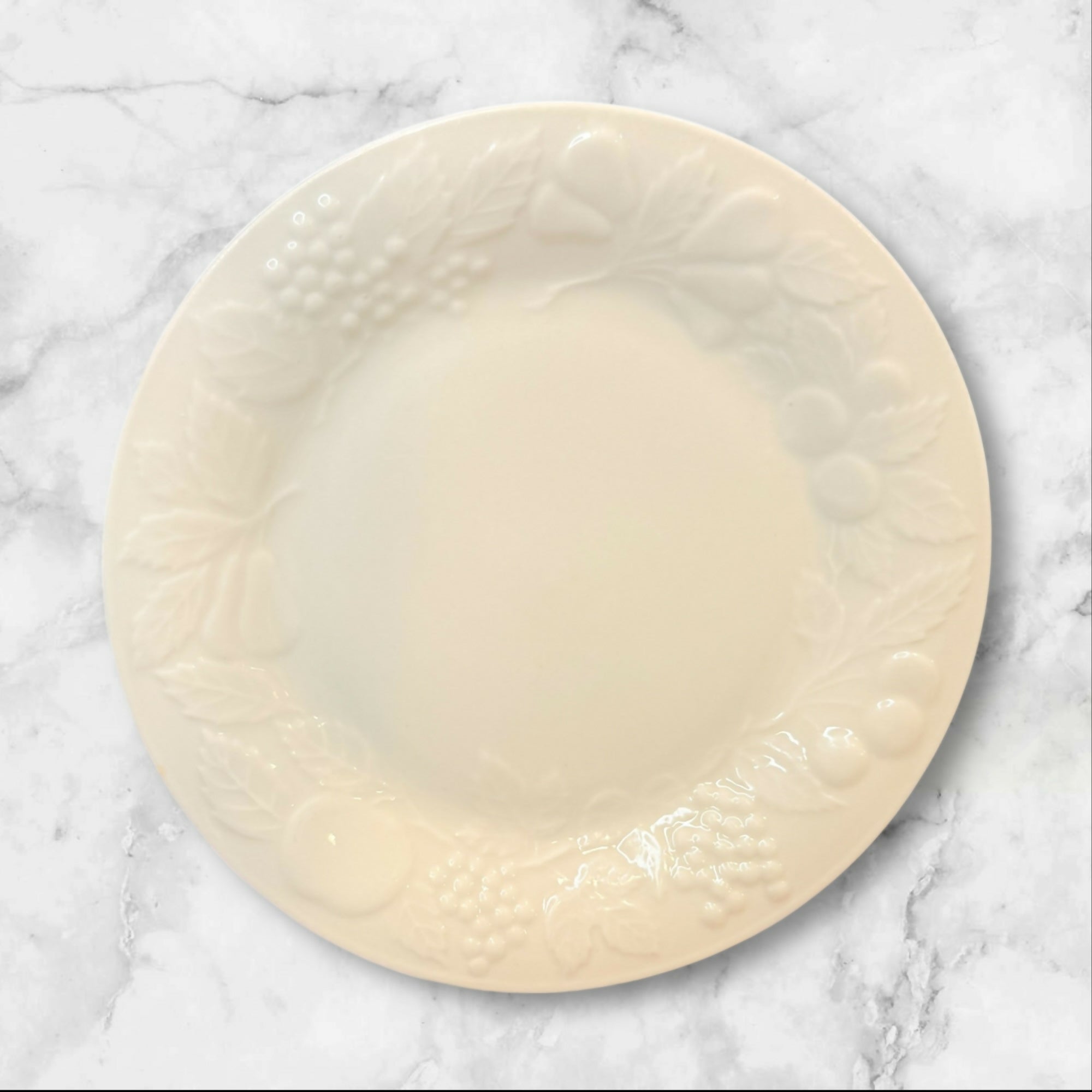 Gibson Designs Fruit Embossed Salad Plates | Set of 3 | Gently Used