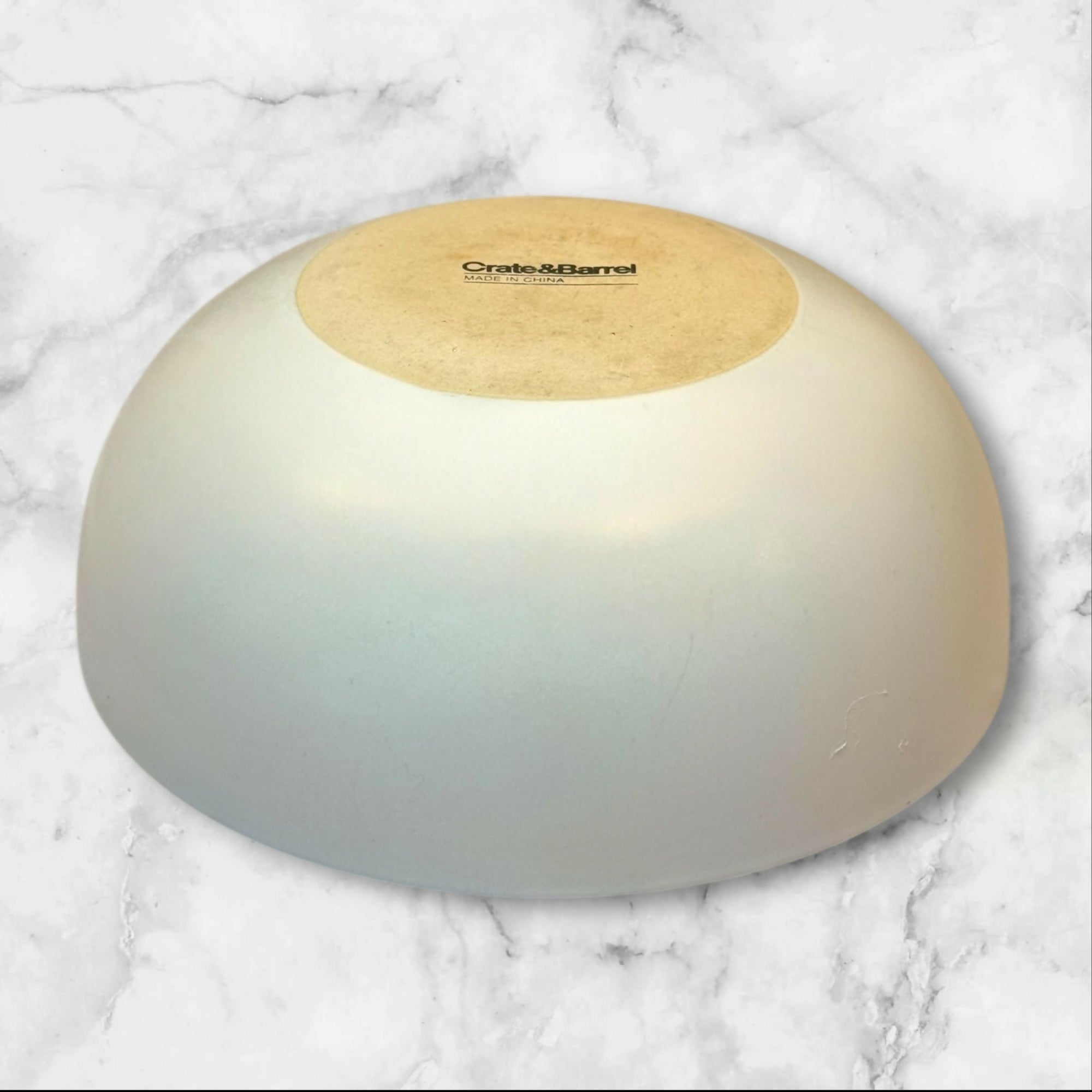 Crate & Barrel Cream Off-White Bowls | Set of 4 | 5.9” | Gently Used | China