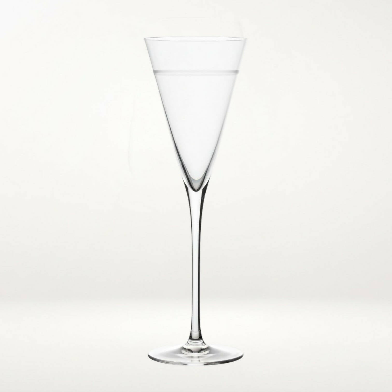 Crate & Barrel Callaway Fluted Champagne Glasses | Set of 3 | Excellent Condition