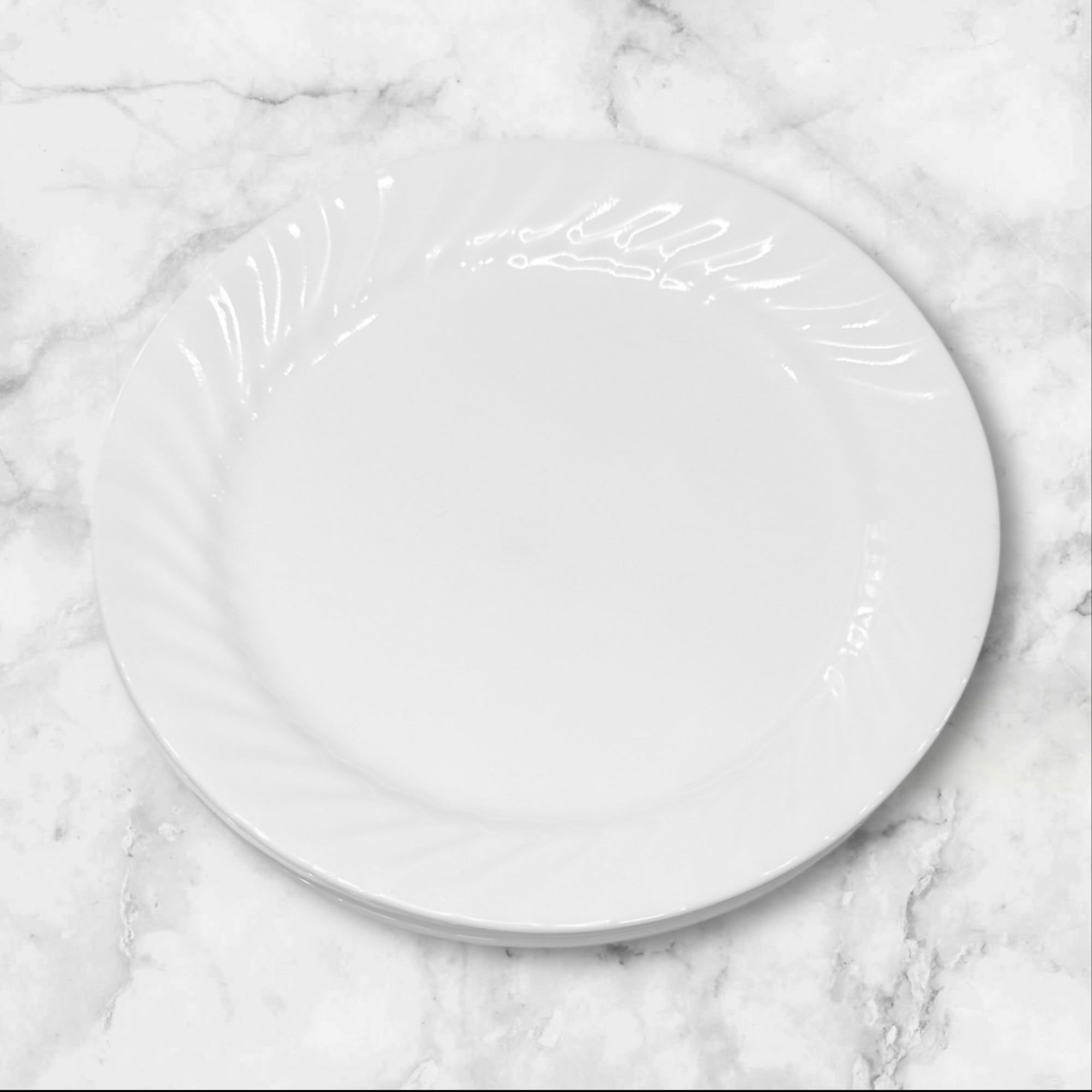 Corelle Enhancements White Dinner Plates | Set of 6 | Great