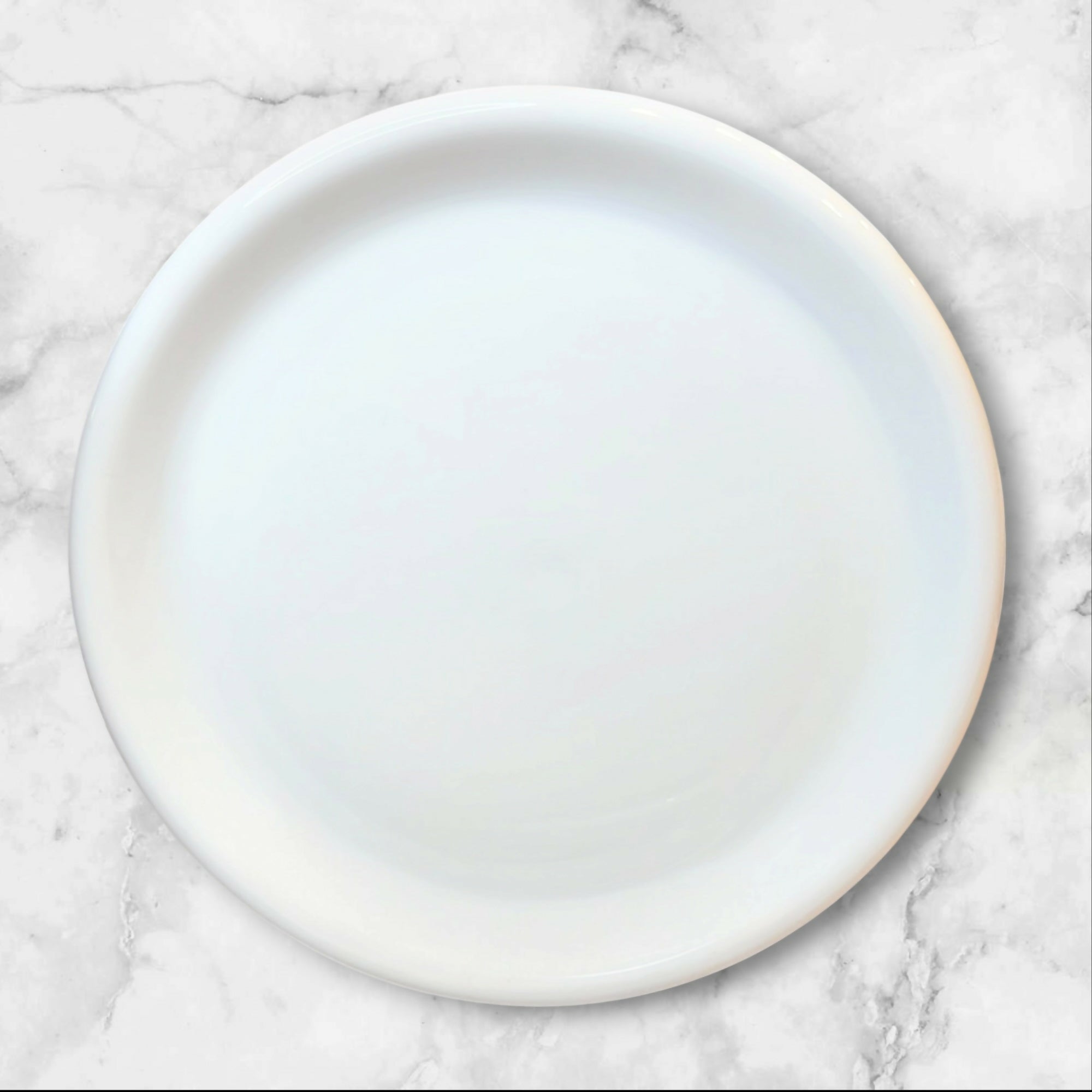 IKEA Rondo White Dinner Plates Set of 4 Vintage Made in Portugal