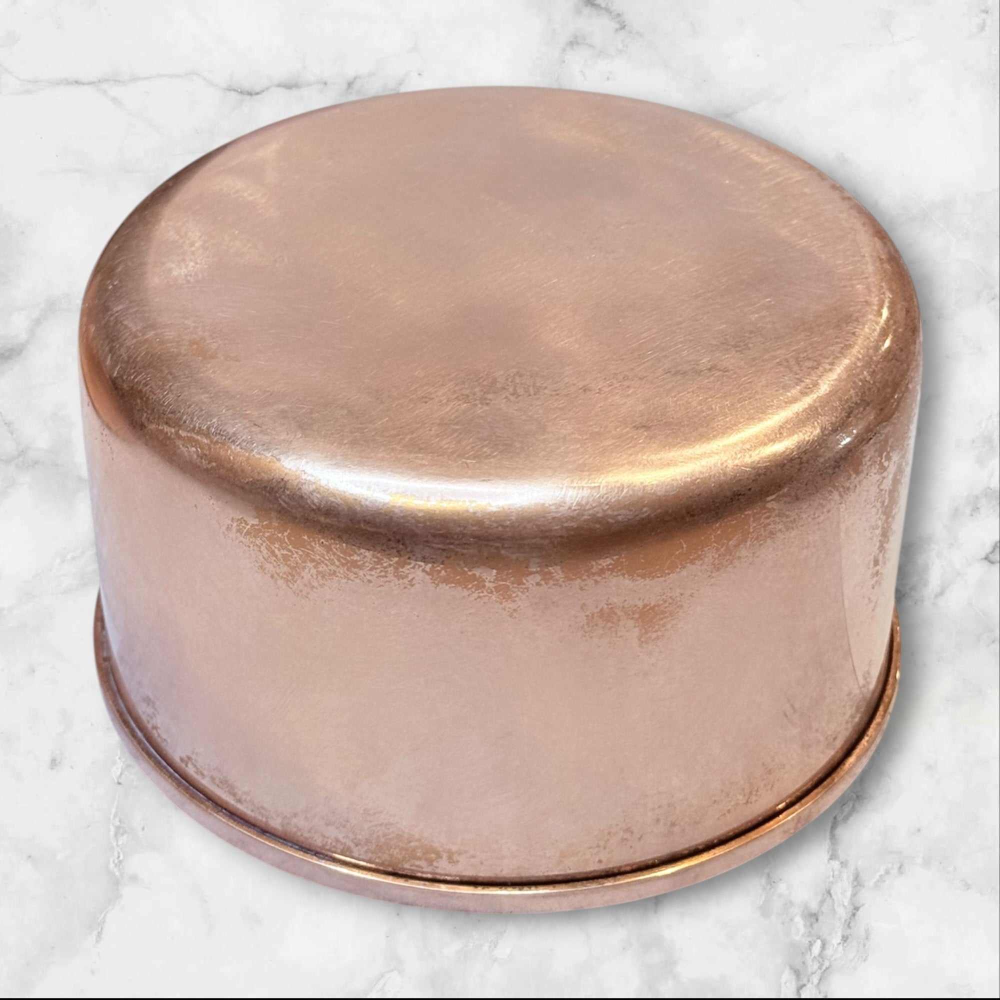 Made in Portugal Copper Saucepans | Set of 2 | Brass Handles | Good Condition