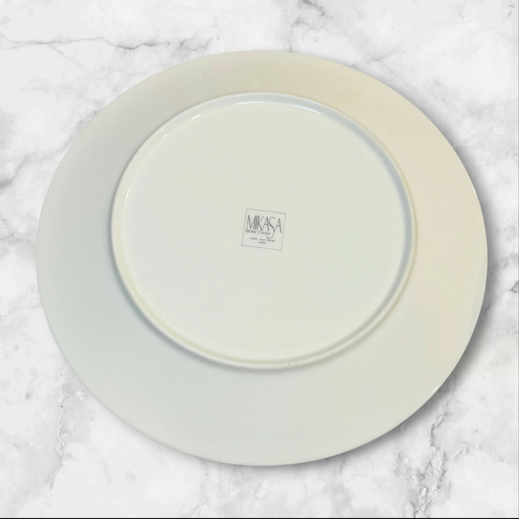 Mikasa Silk Moire Dinner Plates Set of 4 | Great Condition | Pink Rim