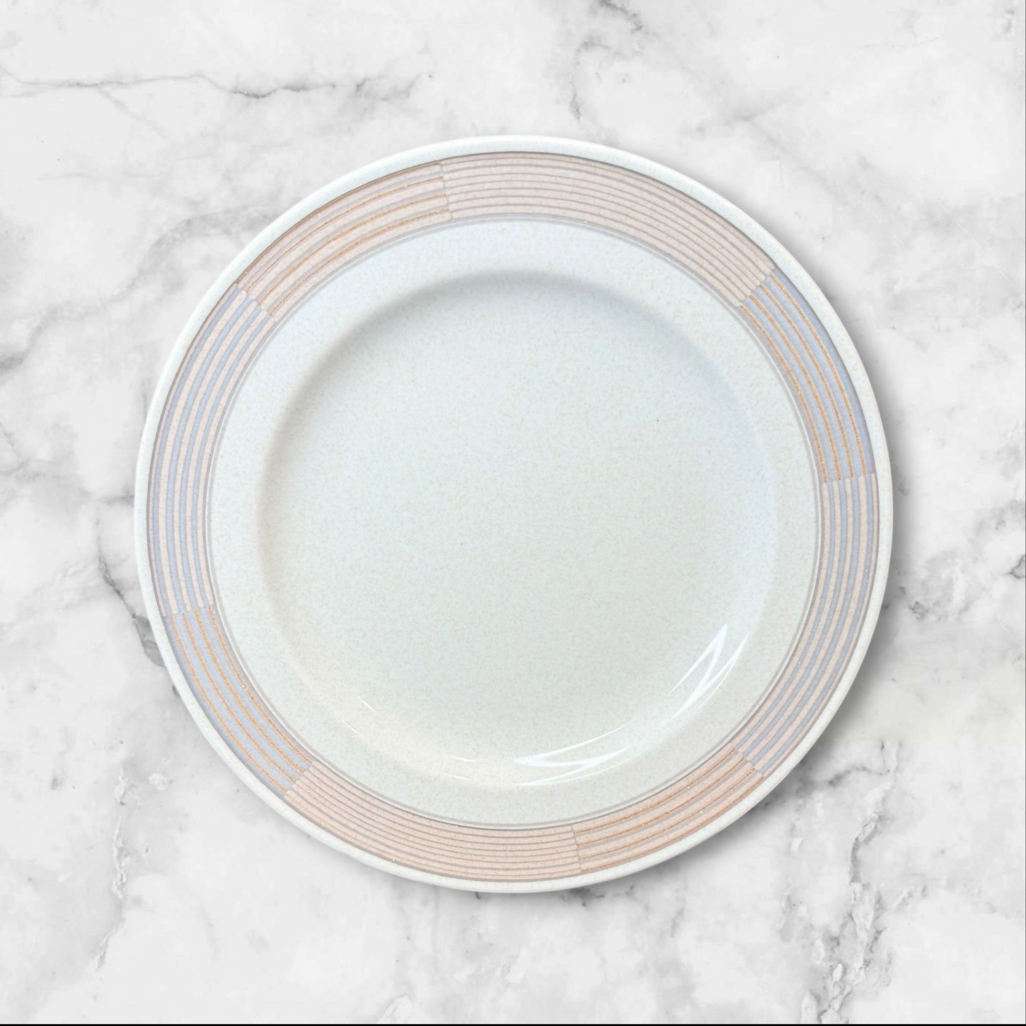 Mikasa Tracings Stoneware Salad Plates Set of 5 | Excellent Condition