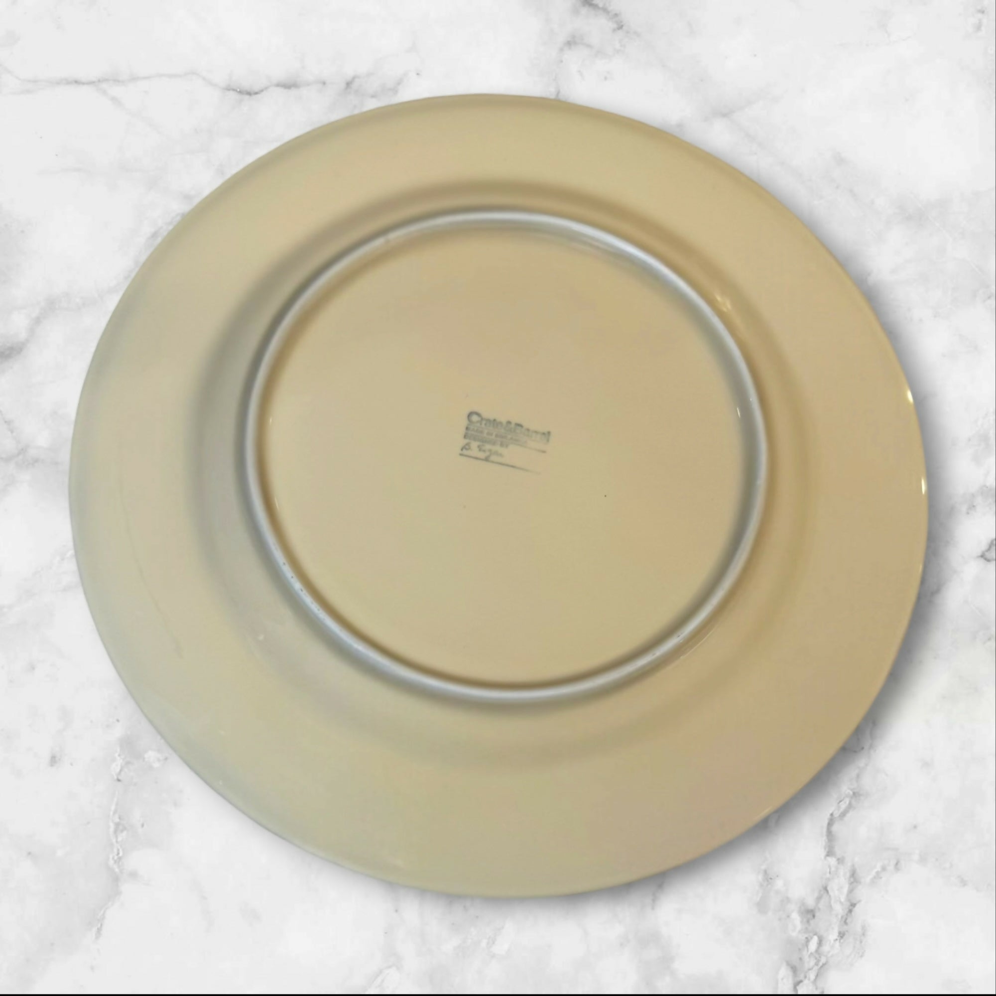 Crate & Barrel Margo Dinner Plates | Set of 4 | Great Condition | Cream Ivory