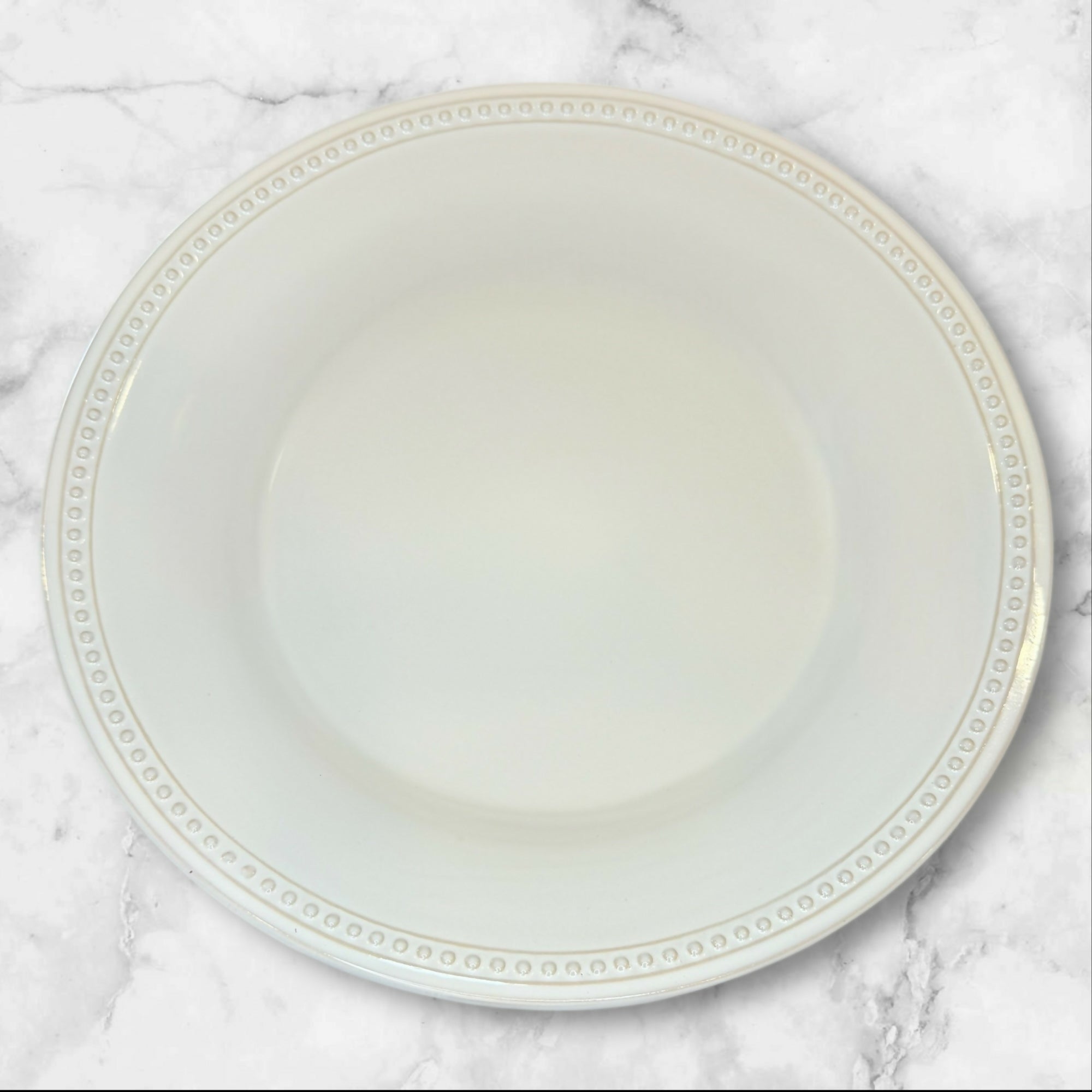 Pier 1 Spice Route White Dinner Plates | Set of 6 | Excellent Condition