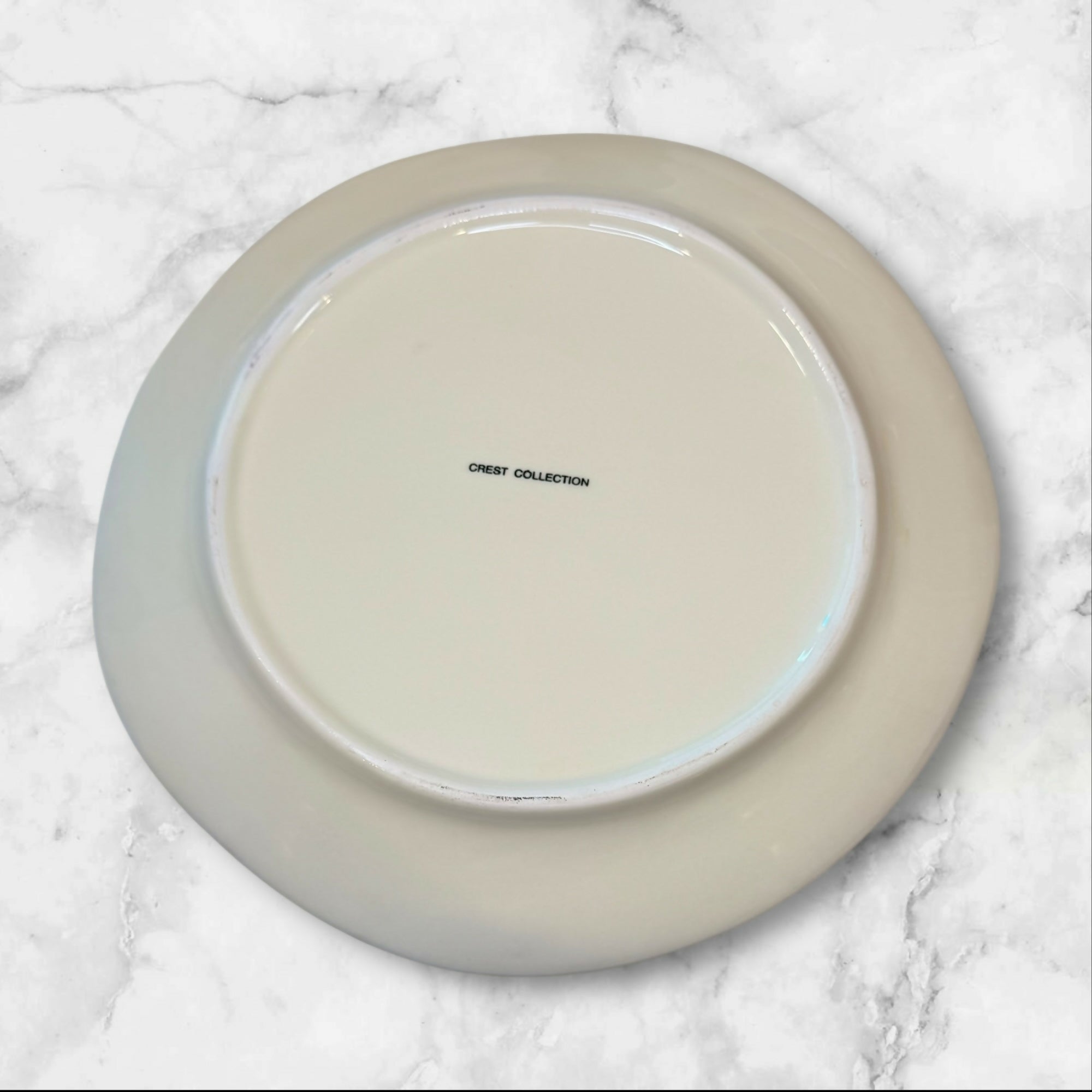 Caff Ceramiche Crest Dinner Plates Italy | Set of 4 | Excellent Condition